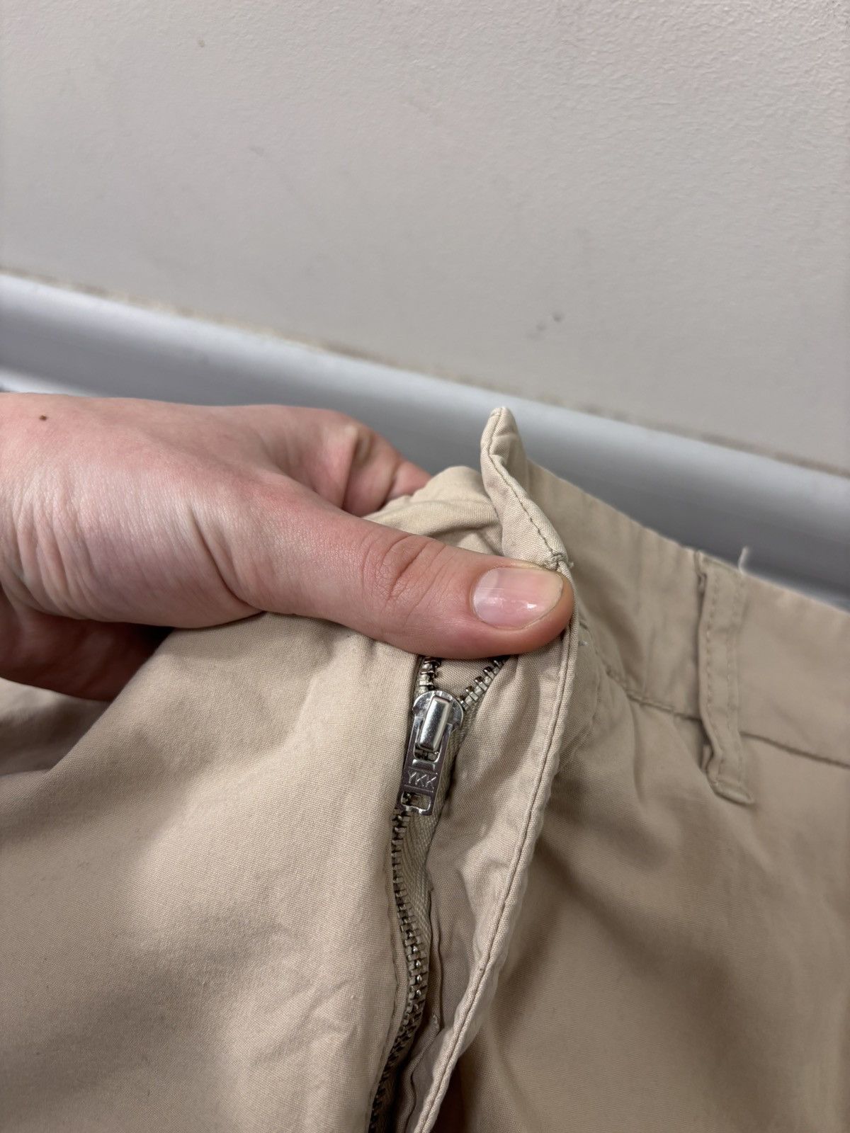 Carhartt Wip Carhartt WIP Men’s Beige Stretch Workwear Chino Sid Pants Size US 31 - 7 Thumbnail