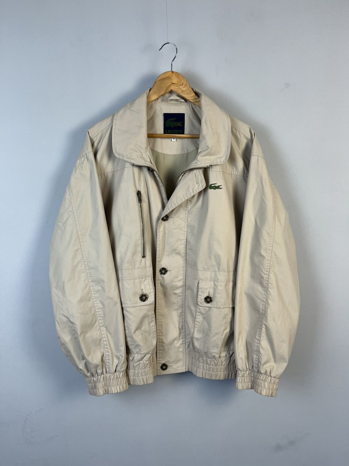Lacoste Lacoste Vintage Y2K Cotton Work Jacket Size US L / EU 52-54 / 3 - 1 Thumbnail
