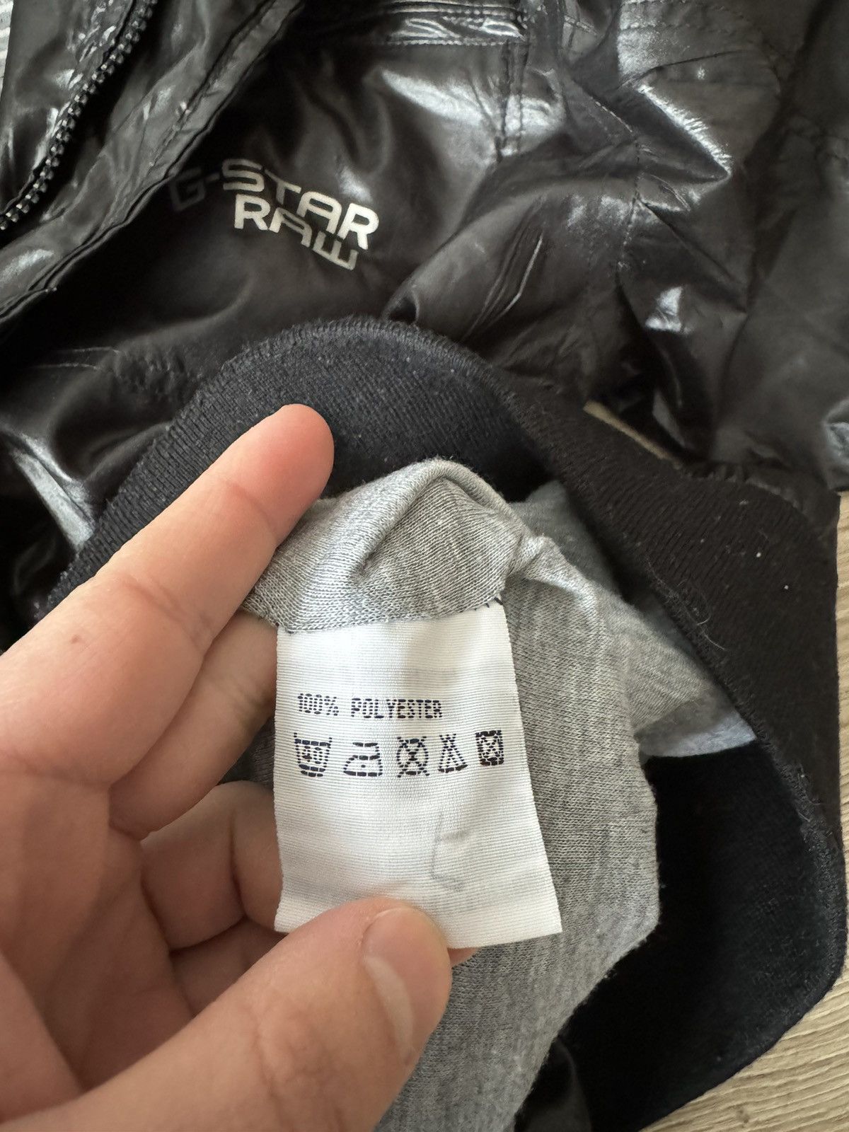 G-Star Vintage Y2K G Star Raw Black Nylon Metal Big Logo Jacket Size US L / EU 52-54 / 3 - 8 Thumbnail