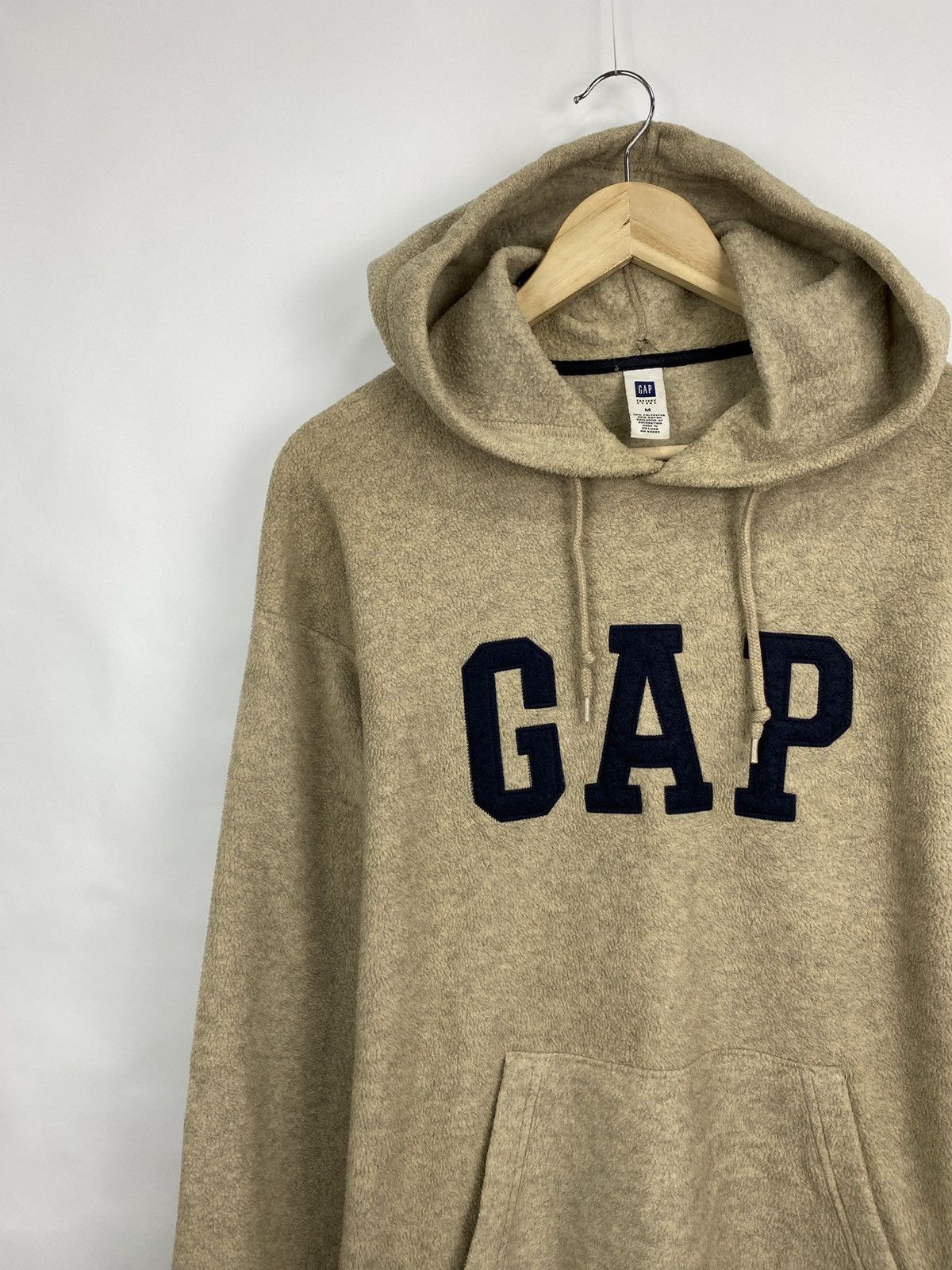Gap 💀🇺🇸 Vintage Y2K Gap Fleece Hoodie Rare Retro Hype Size US L / EU 52-54 / 3 - 2 Thumbnail
