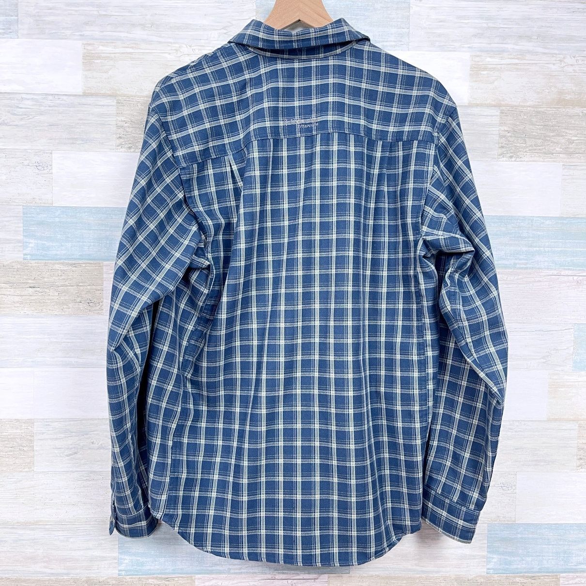 Columbia Columbia Titanium Long Sleeve Shirt Blue Plaid Mens Medium Size US M / EU 48-50 / 2 - 4 Thumbnail