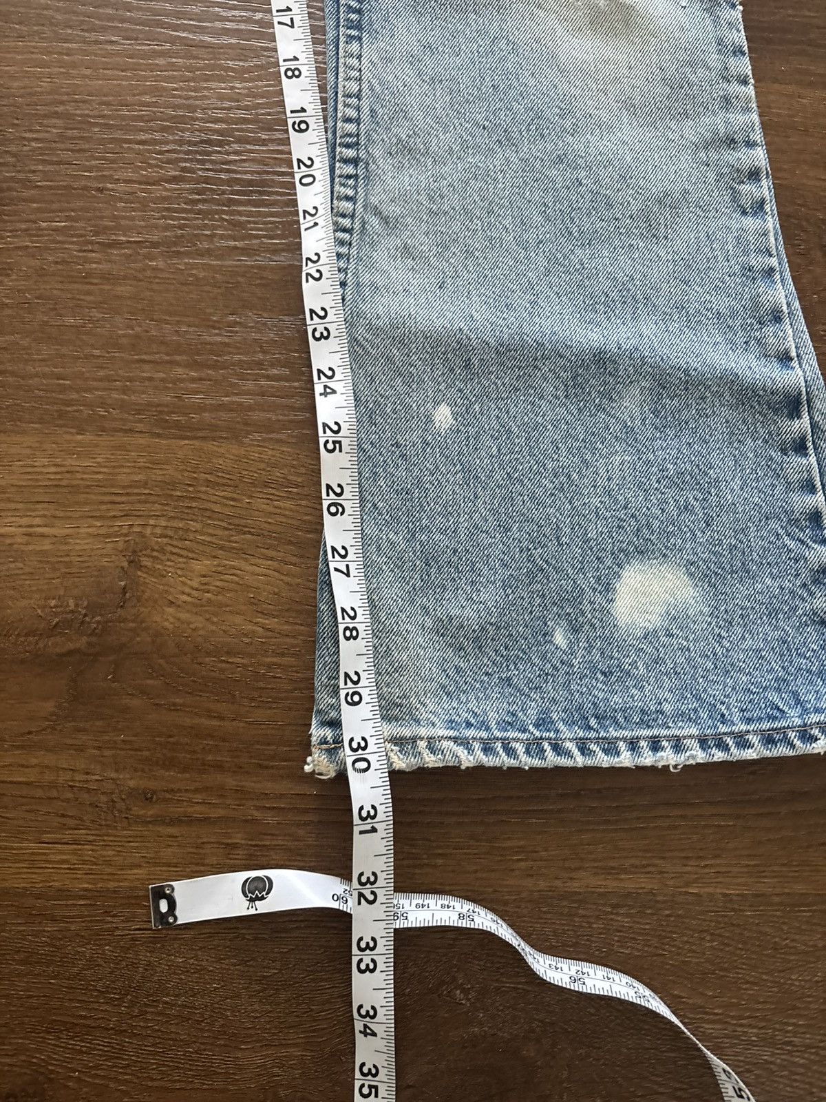 Levi's vintage thrashed repaired levis big e 517 boot cut Size US 28 / EU 44 - 6 Thumbnail