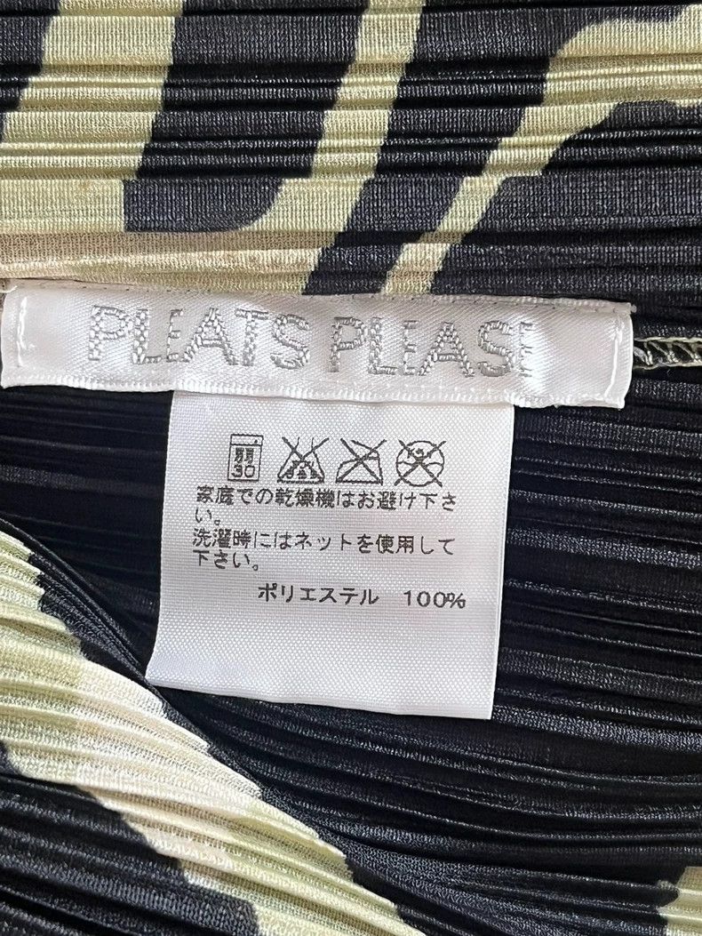 Issey Miyake Issey Miyake size:3 Yellow and black ink wash pleated long Size S / US 4 / IT 40 - 3 Thumbnail