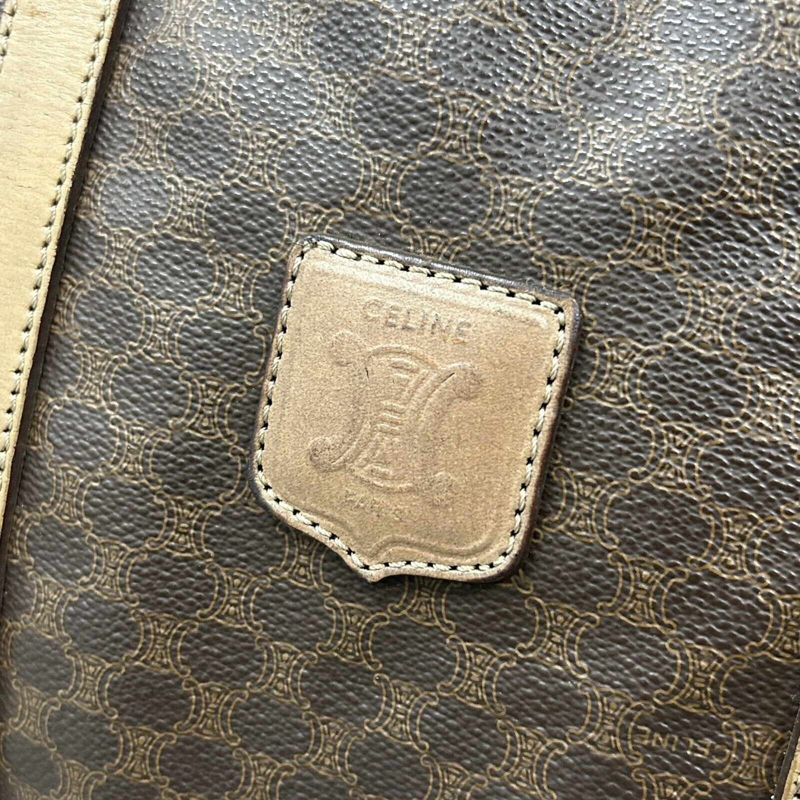 Celine × Designer × Vintage Authentic CELINE Monogram Laptop Briefcase Tote Bag Handbag Size ONE SIZE - 2 Thumbnail