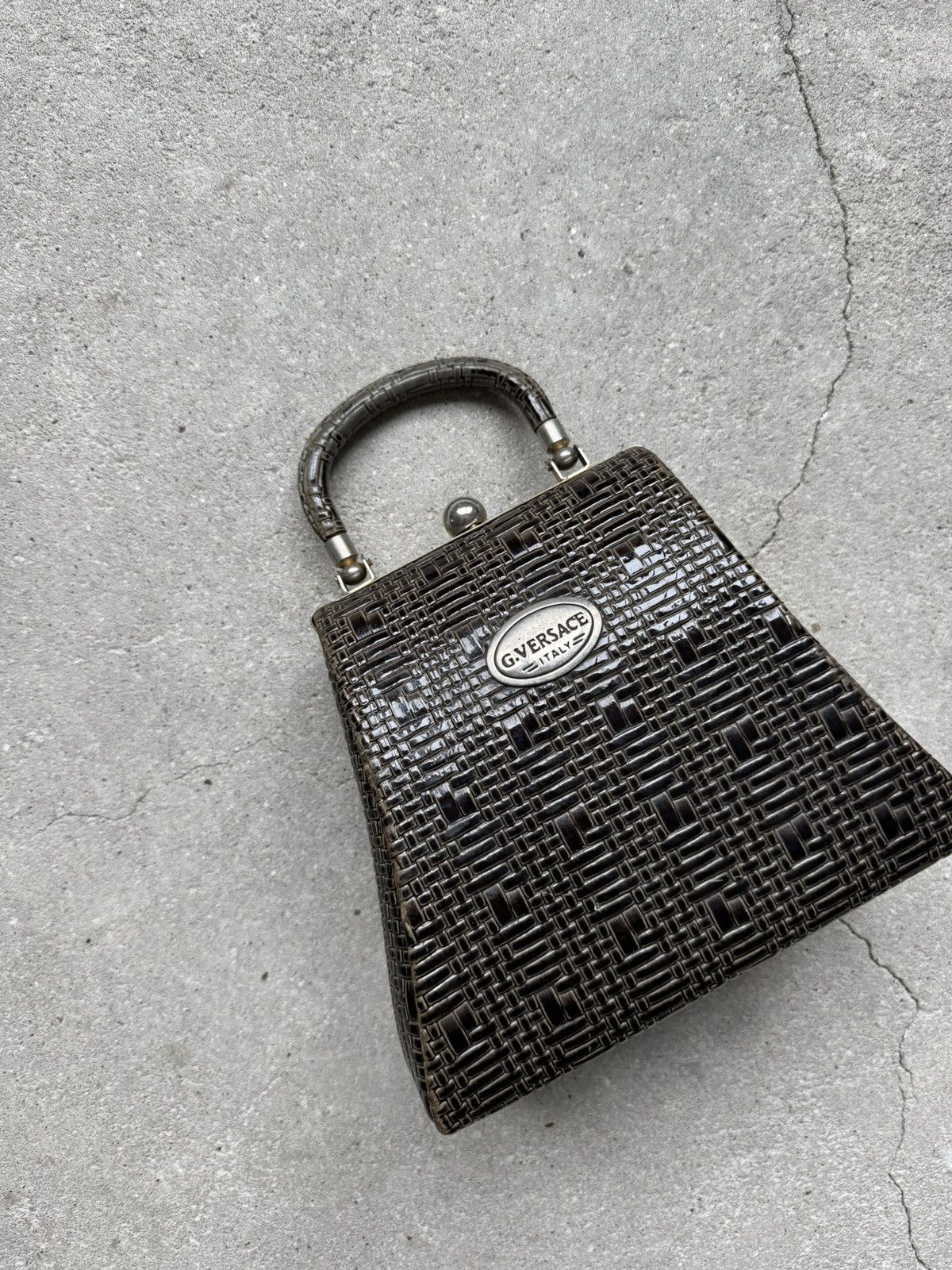 Versace G. Versace Italy Rare Vintage Small Handbag Clutch Purse Size ONE SIZE - 2 Thumbnail