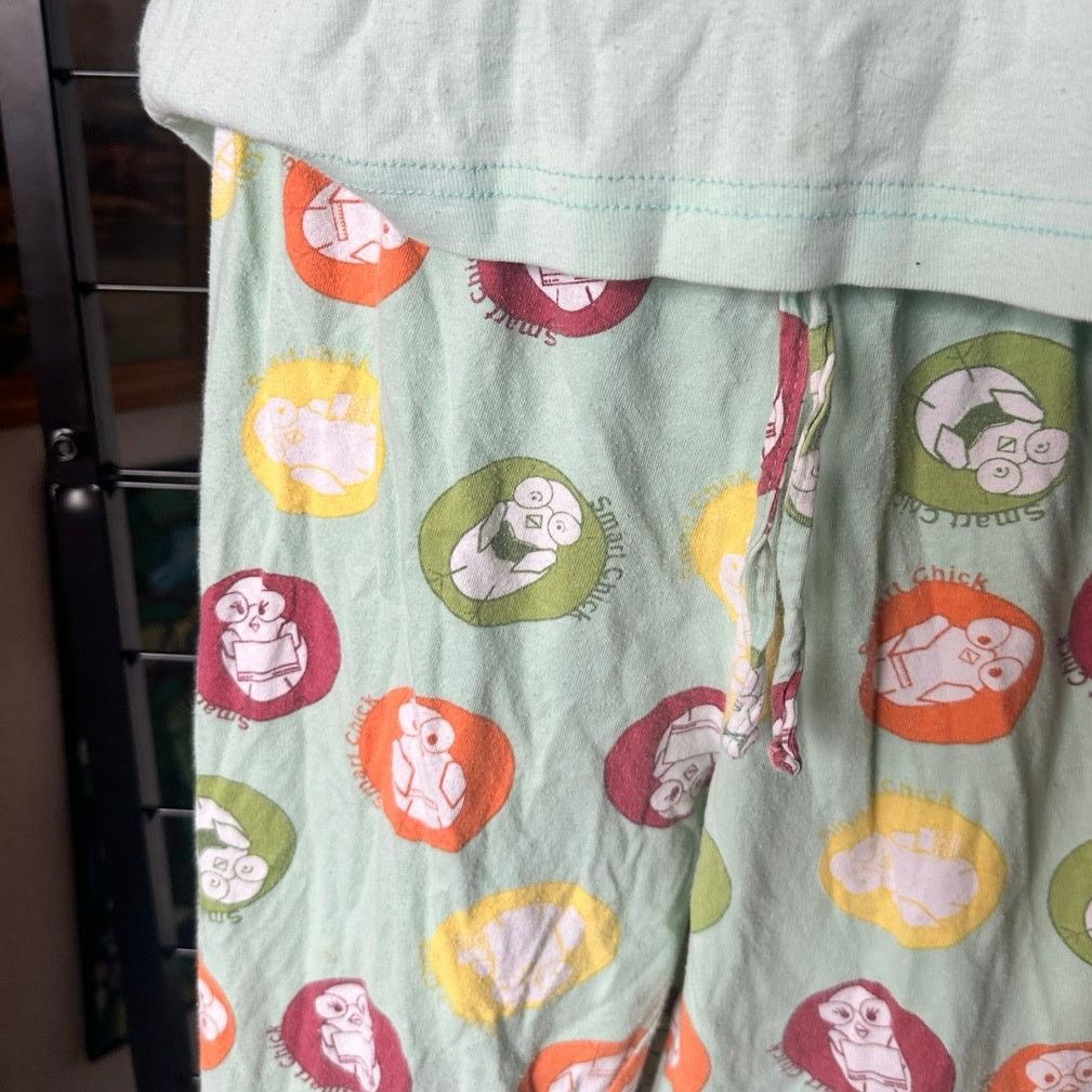 Other pajamagram green smart chick graphic pajama set Size ONE SIZE - 3 Thumbnail