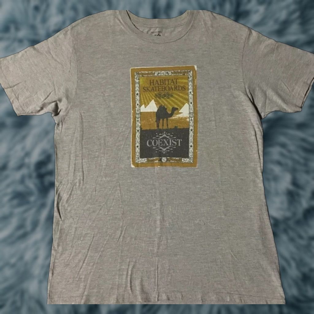 Thrasher Habitat Skateboards Faded Shirt L Gray Thrasher T-Shirt Mens 90s Grunge Y2K Alien Workshop Skateboarding Size US L / EU 52-54 / 3 - 1 Thumbnail