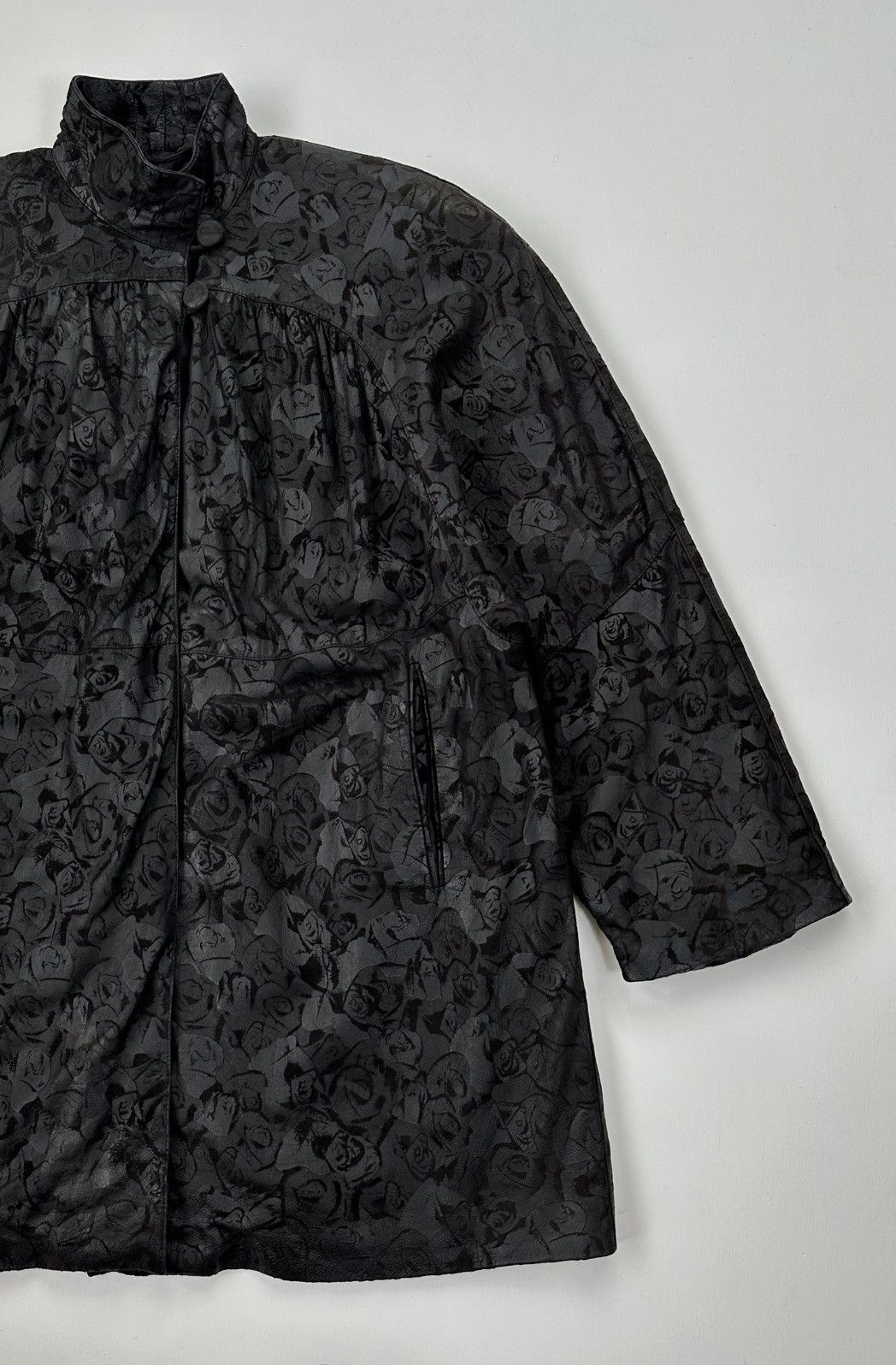 Bally Bally Sally Floral Leather Cape Jackets Vintage Size US M / EU 48-50 / 2 - 8 Thumbnail