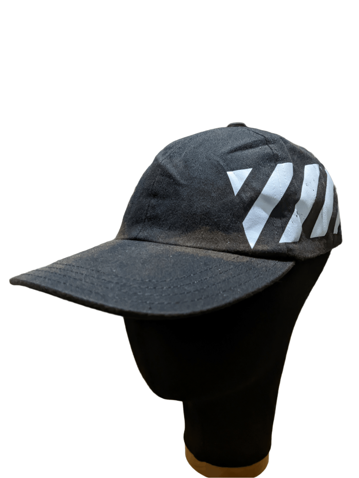 Off-White Off-White Diagonal Cap Black and White Six Panel Size ONE SIZE - 2 Thumbnail