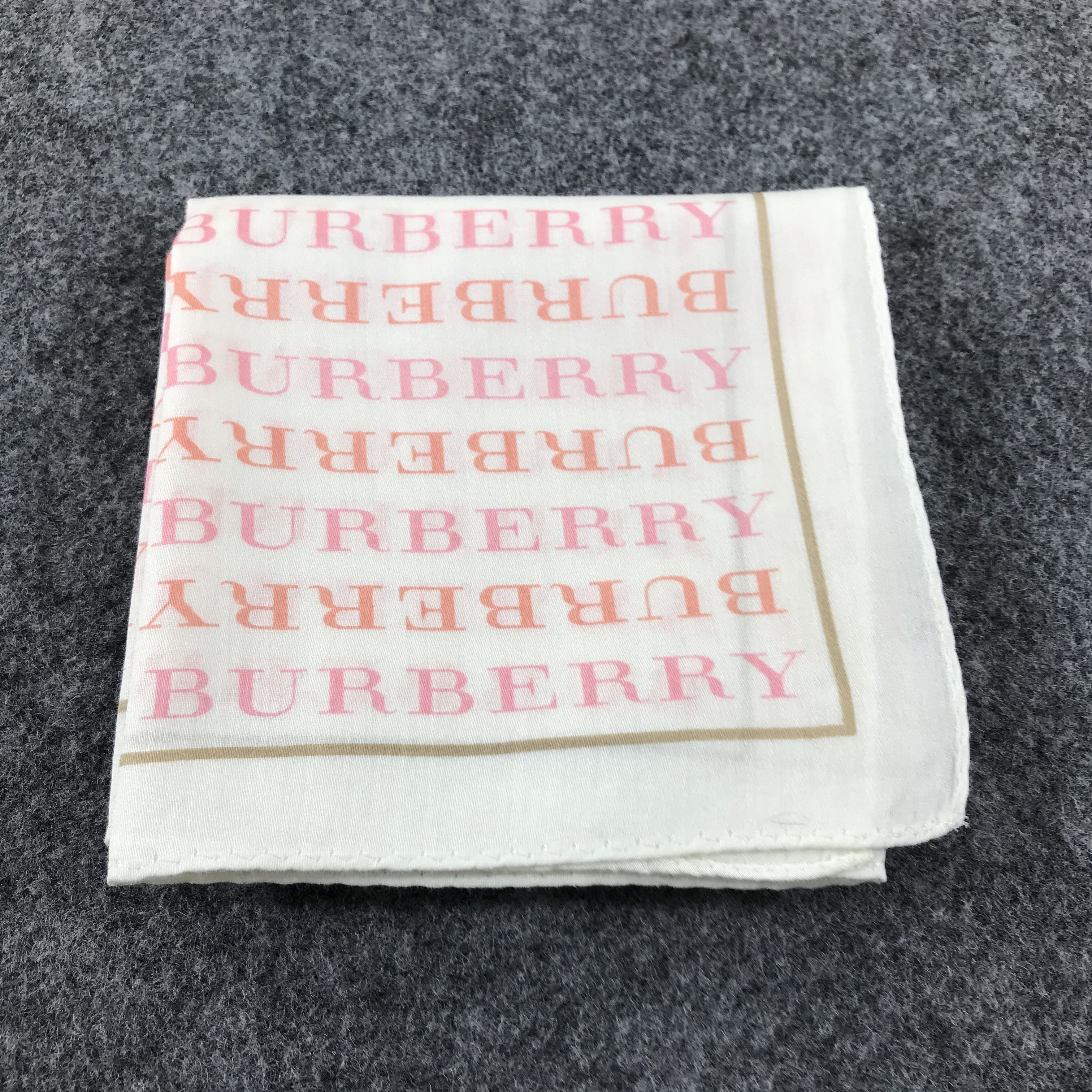 Burberry Burberry Handkerchief Neckerchief Bandana H338 Size ONE SIZE - 8 Thumbnail