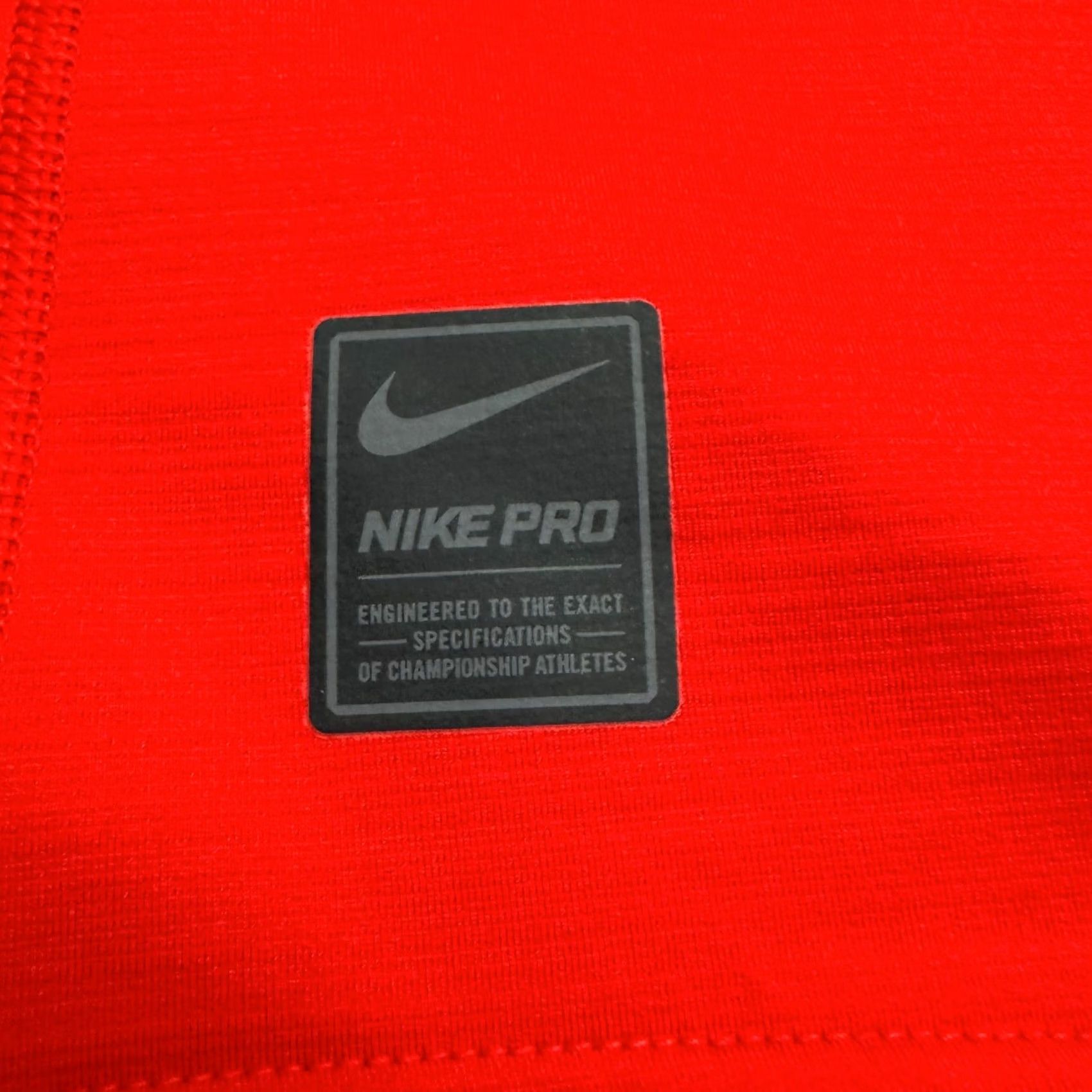 Nike Nike Pro Hyperwarm Fitted Long Sleeve T-Shirt Mens 2XL Red Training Tee Size US XXL / EU 58 / 5 - 6 Thumbnail