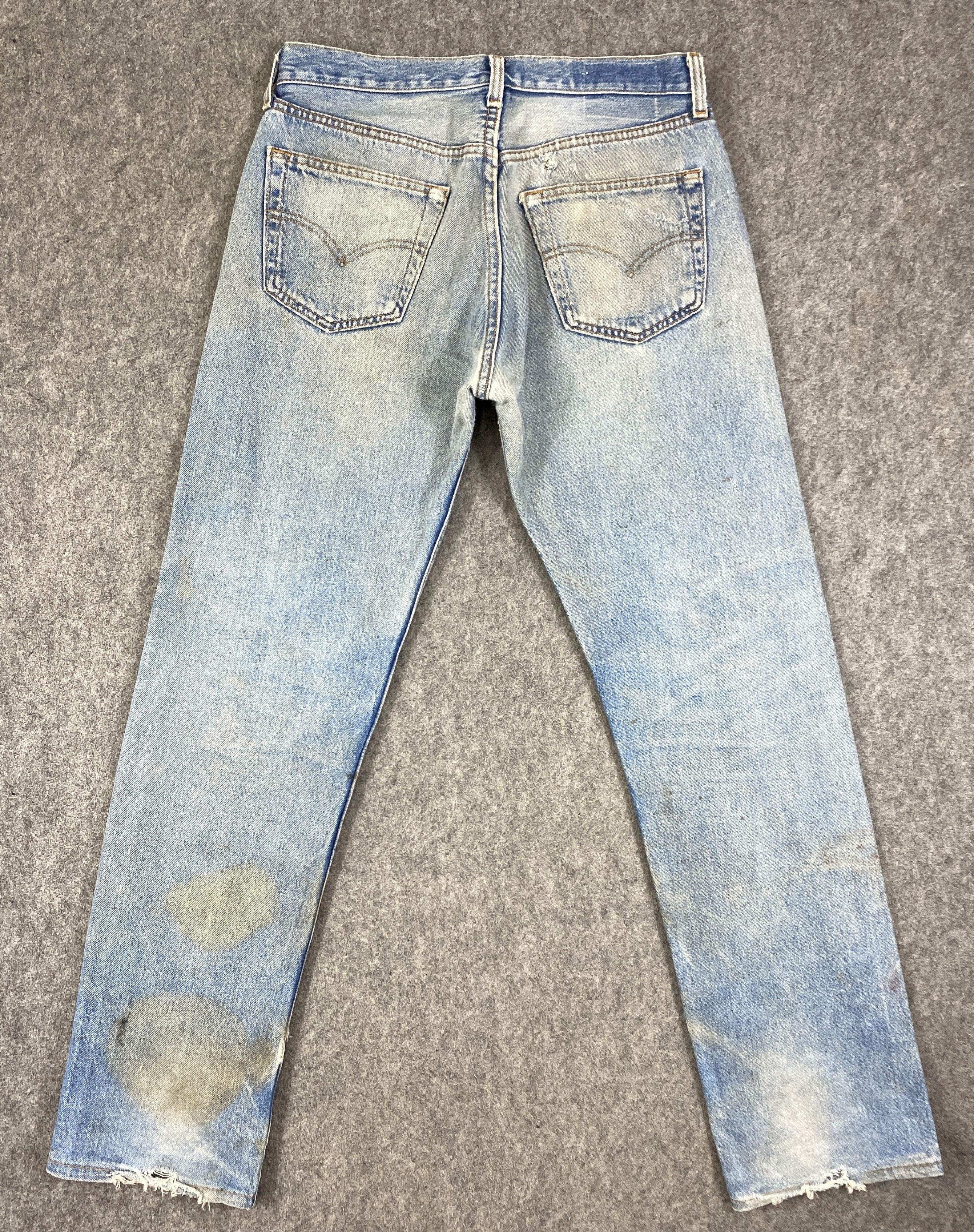 Japanese Brand Faded Blue Vintage Levis 501 USA Jeans 31x32 - JN3185 Size US 31 - 2 Thumbnail