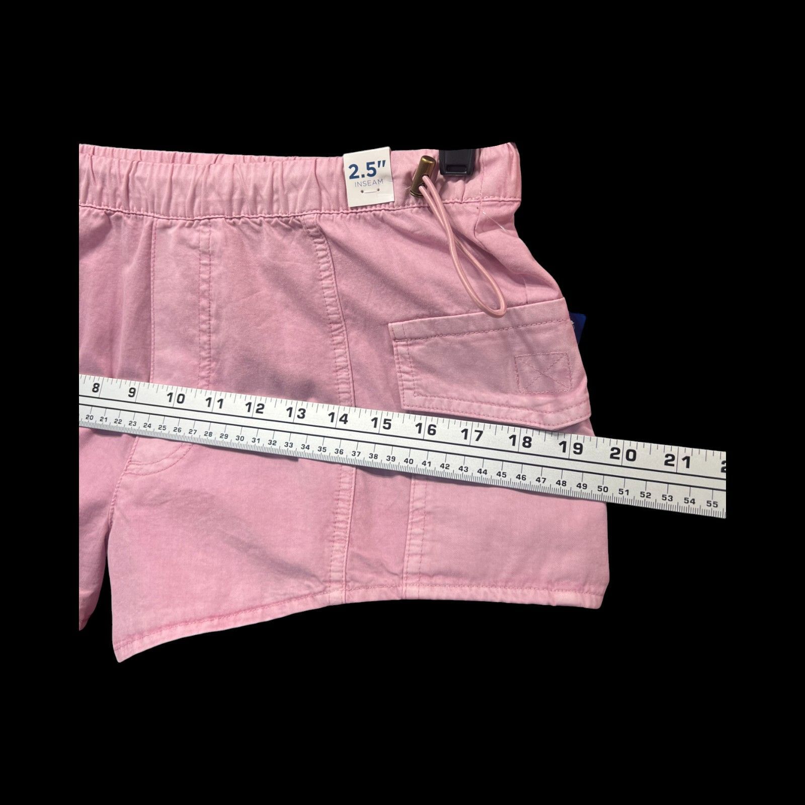 Arizona Jean Co. Arizona - Women's Low Rise Pull-On Short Juniors - Pink - Ex Size 30" / US 8 / IT 44 - 6 Thumbnail