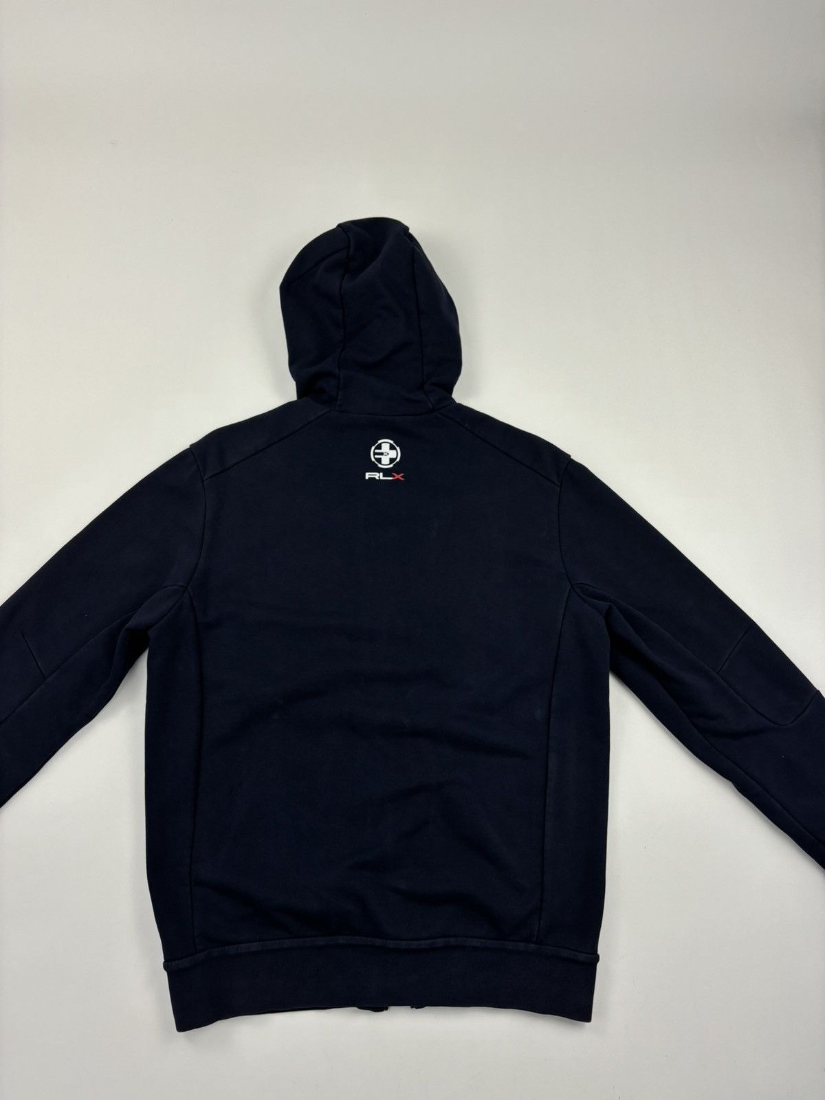 RLX Ralph Lauren × Vintage Navy Polo RLX Sport Ralph Lauren Tech Hoodie Size US M / EU 48-50 / 2 - 11 Thumbnail