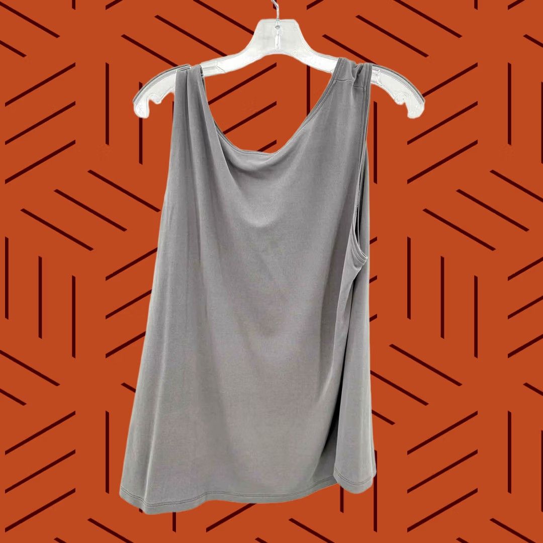 Eileen Fisher Pre-Owned Eileen Fisher Gray Tank Top Large Regular Size Size L / US 10 / IT 46 - 1 Thumbnail