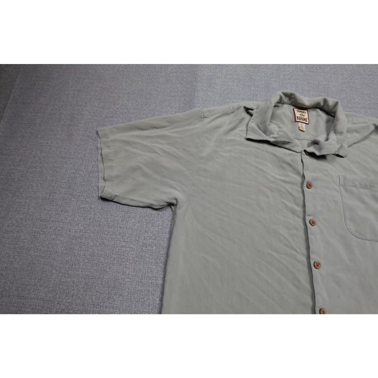 Tommy Bahama Tommy Bahama Shirt Mens XL Beige Button-Up Silk Flower Casual Size US XL / EU 56 / 4 - 3 Thumbnail