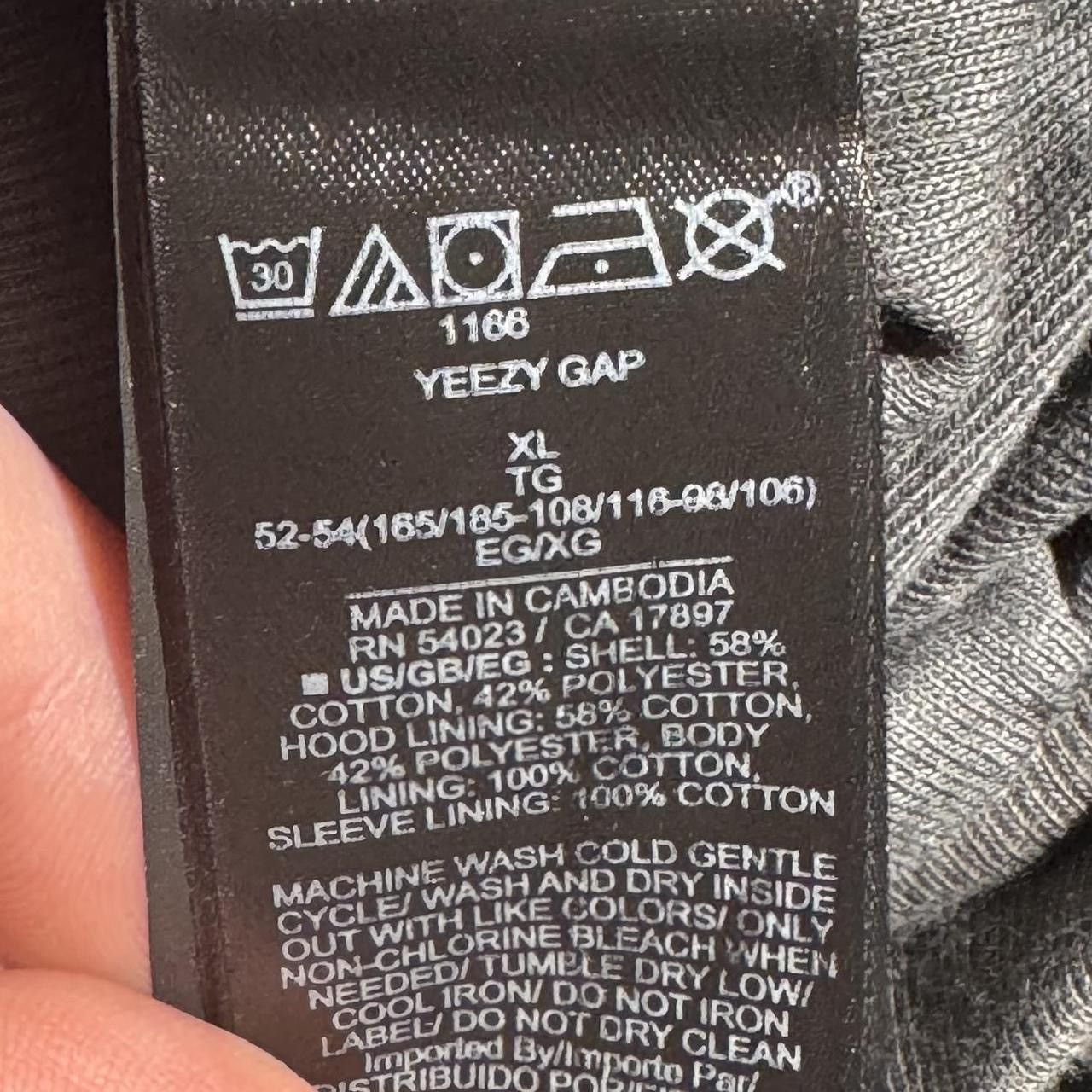 Balenciaga × Gap × Yeezy Yeezy Gap Balenciaga Shrunken Dove Hoodie Size US XL / EU 56 / 4 - 4 Thumbnail