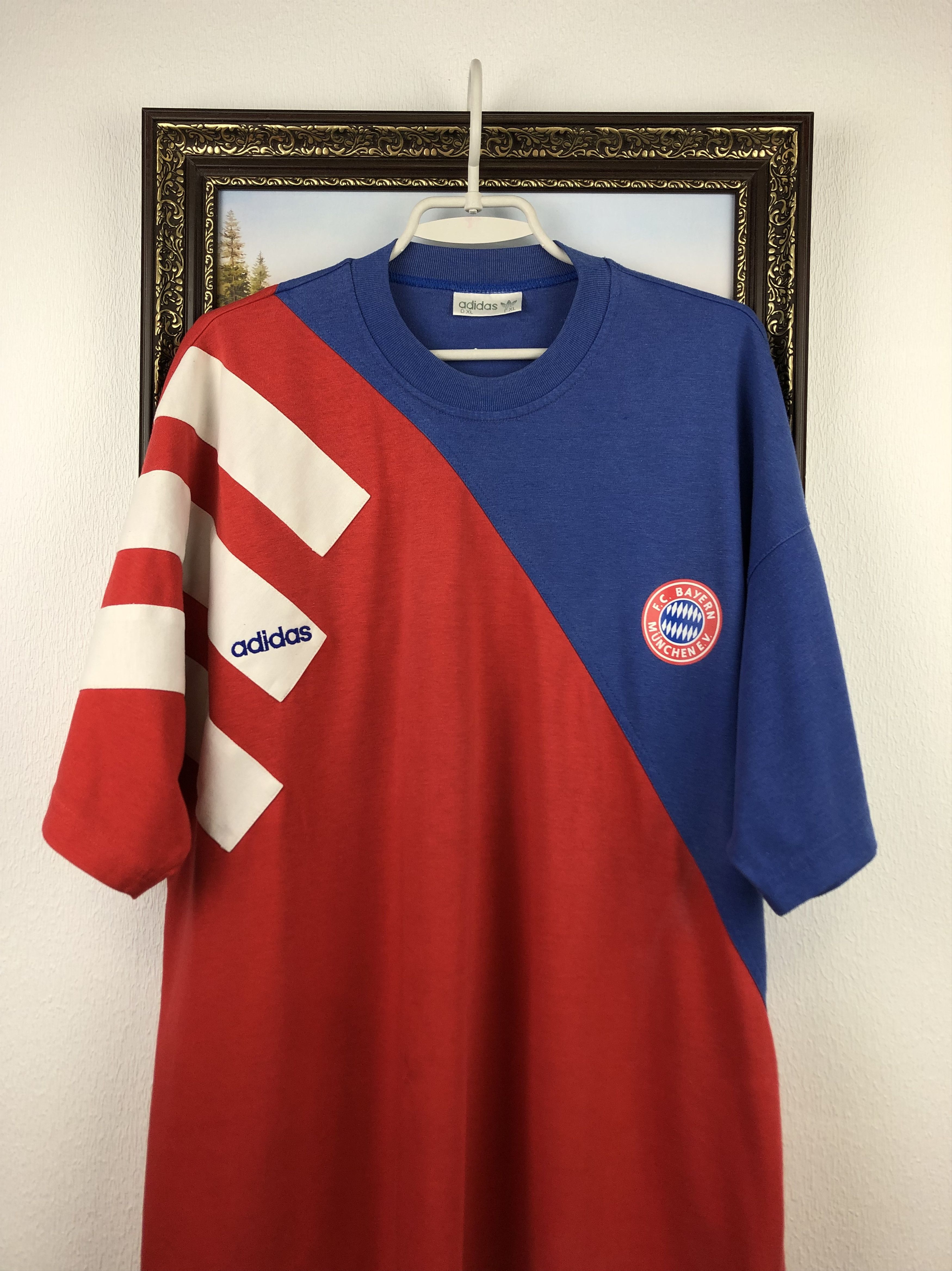Adidas Vintage 90's Bayern Munich Football Shirt Soccer Jersey Size US XL / EU 56 / 4 - 2 Thumbnail