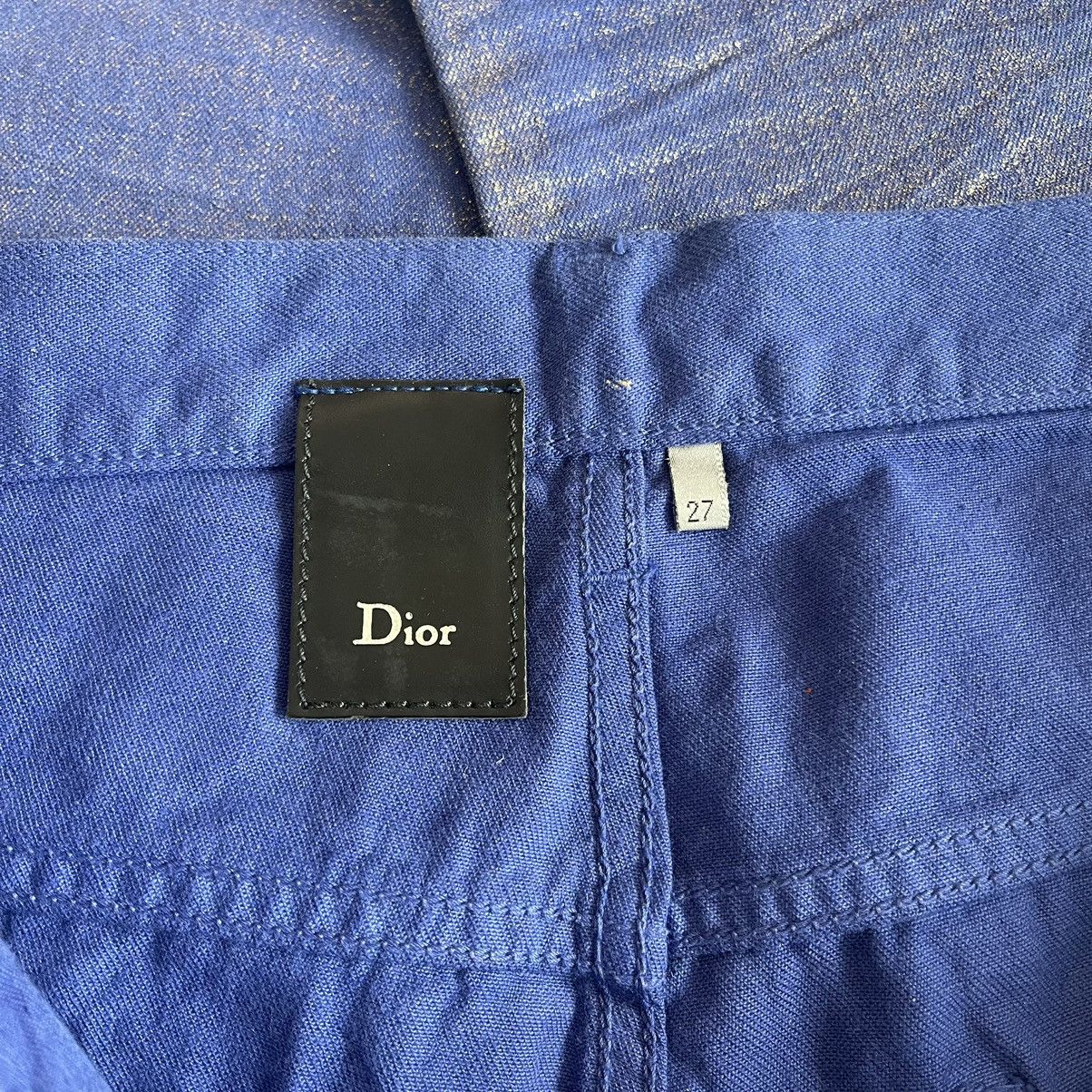 Dior Homme SS2009 ‘Planisphère’ Luster Gold Wax Denim Jeans Size US 27 - 8 Thumbnail