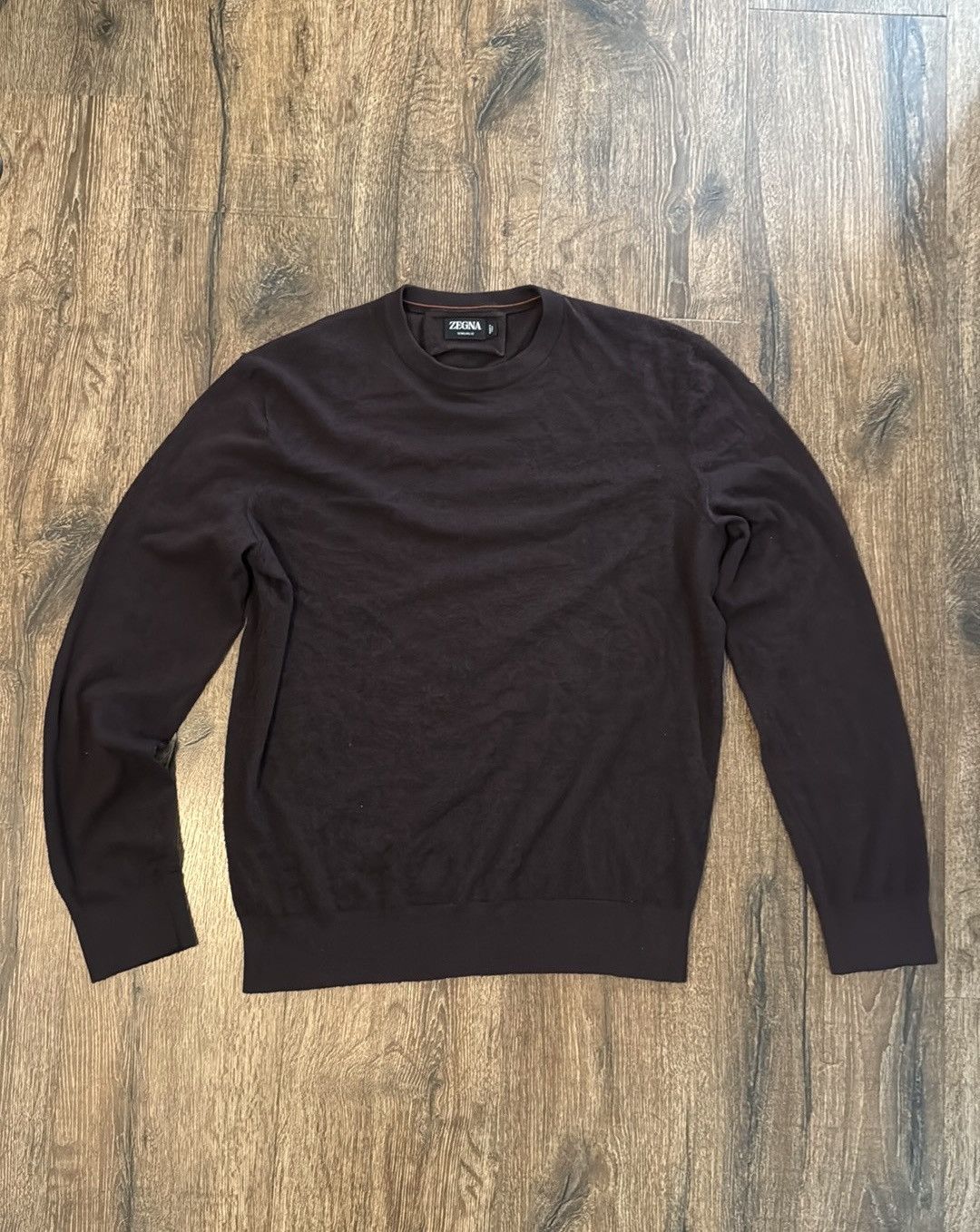 Men's Zegna burgundy sweater