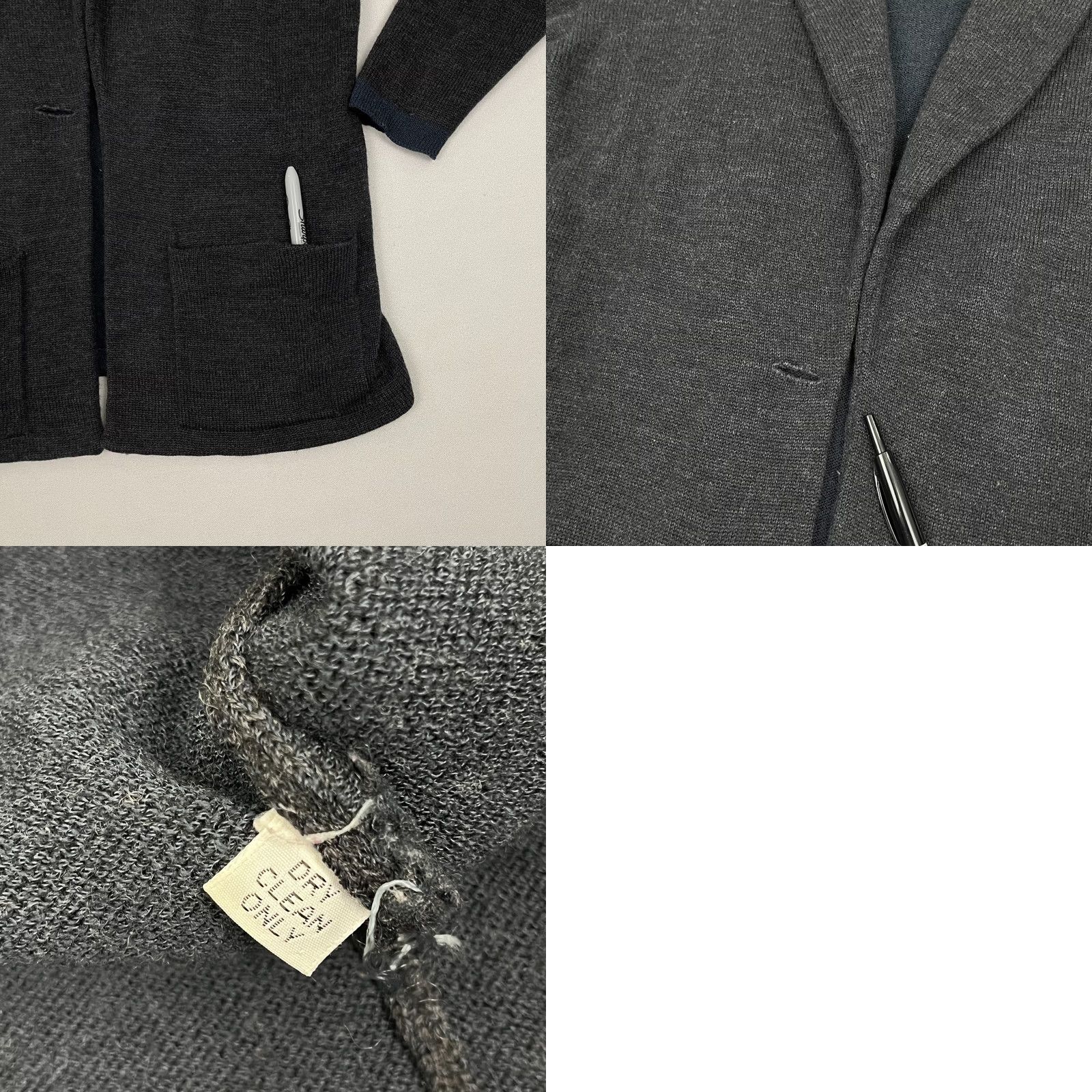 Vintage VINTAGE St John Sportswear Blazer Jacket Womens S Gray Wool 1-Button Academia Luxe Prep Size S / US 4 / IT 40 - 8 Thumbnail