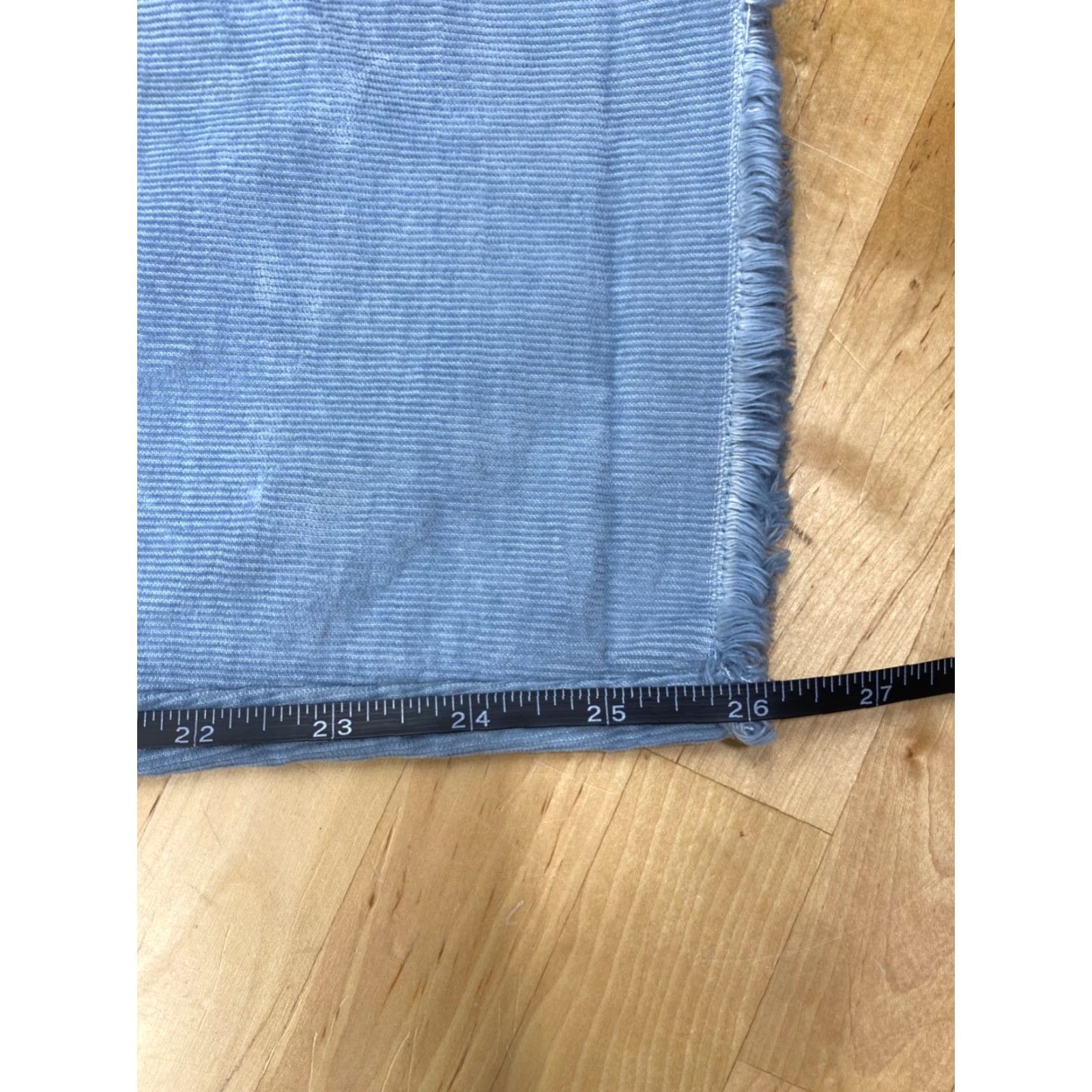 Vintage Aerie Overalls Womens S Corduroy Tapered Ankle Light Blue Cotton Stretch #6357 Size 28" / US 6 / IT 42 - 7 Thumbnail