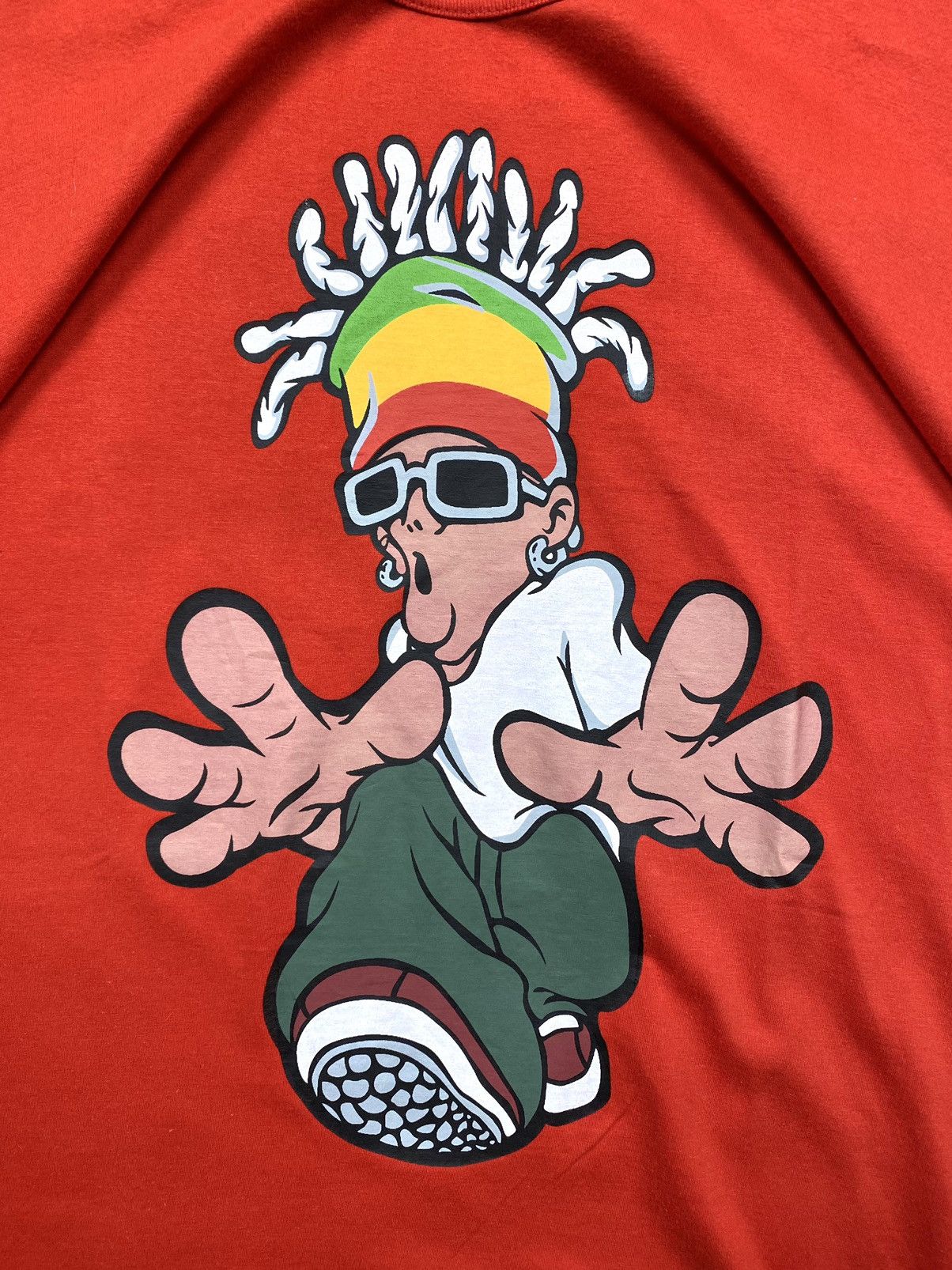 Rap Tees × Vintage Y2K Vintage Hip Hop Rap Style T Shirt Hippy Vision Shortys Size US XL / EU 56 / 4 - 4 Thumbnail
