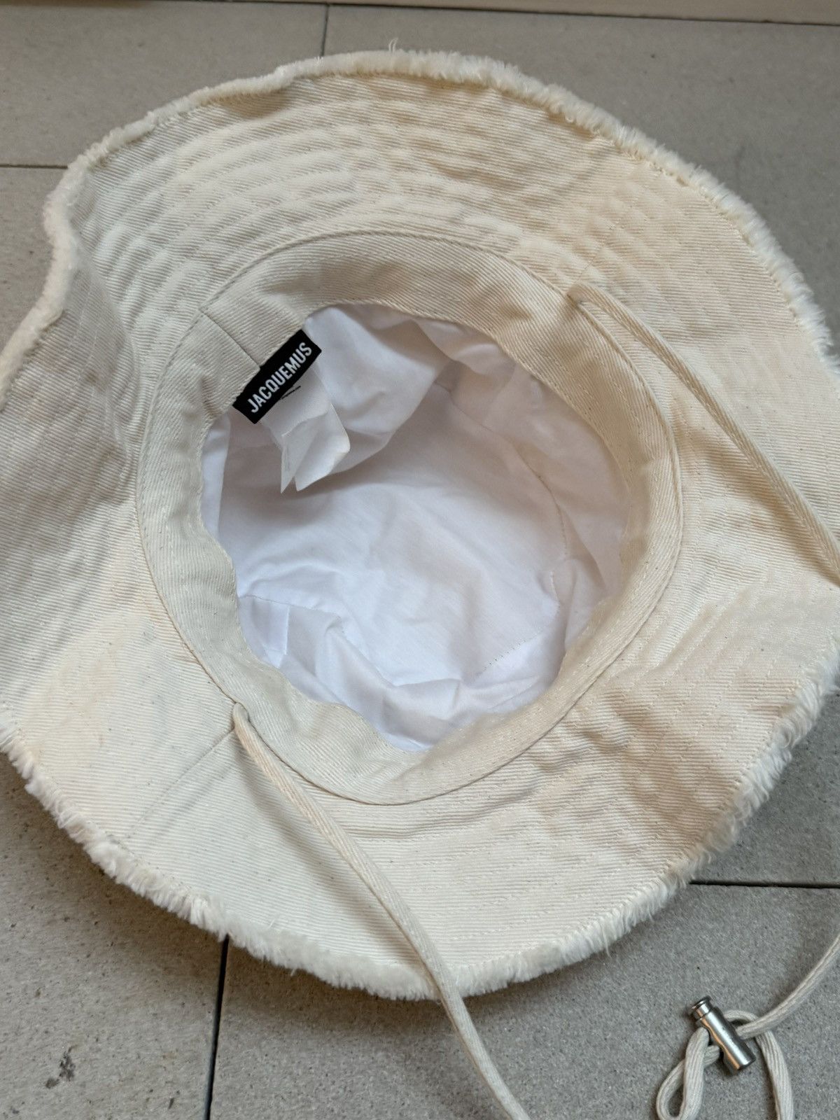 Jacquemus Jacquemus Beige Bucket Hat Size ONE SIZE - 5 Thumbnail