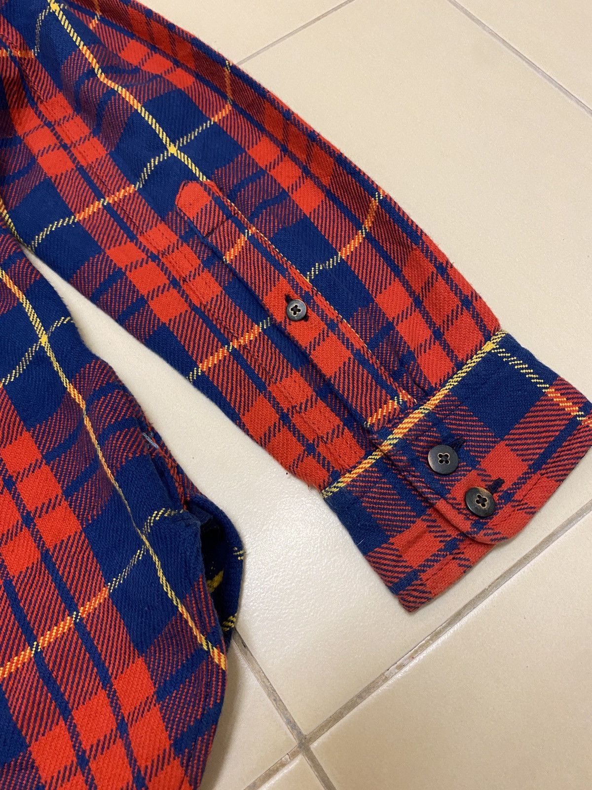 Alex Mill × Flannel Alex Mill Heavy Cotton Flannel Shirt Size US M / EU 48-50 / 2 - 9 Thumbnail