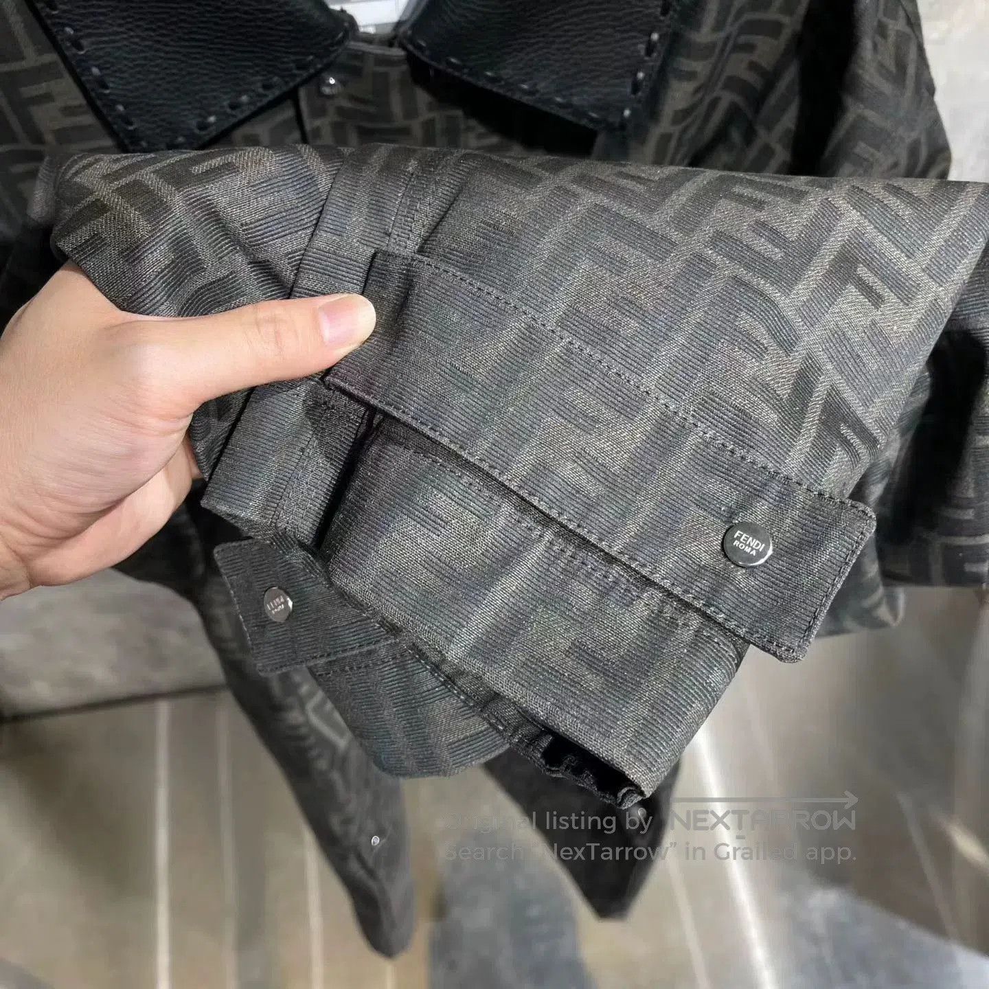 Fendi Fendi FF Logo Print Coat. Size US L / EU 52-54 / 3 - 6 Thumbnail