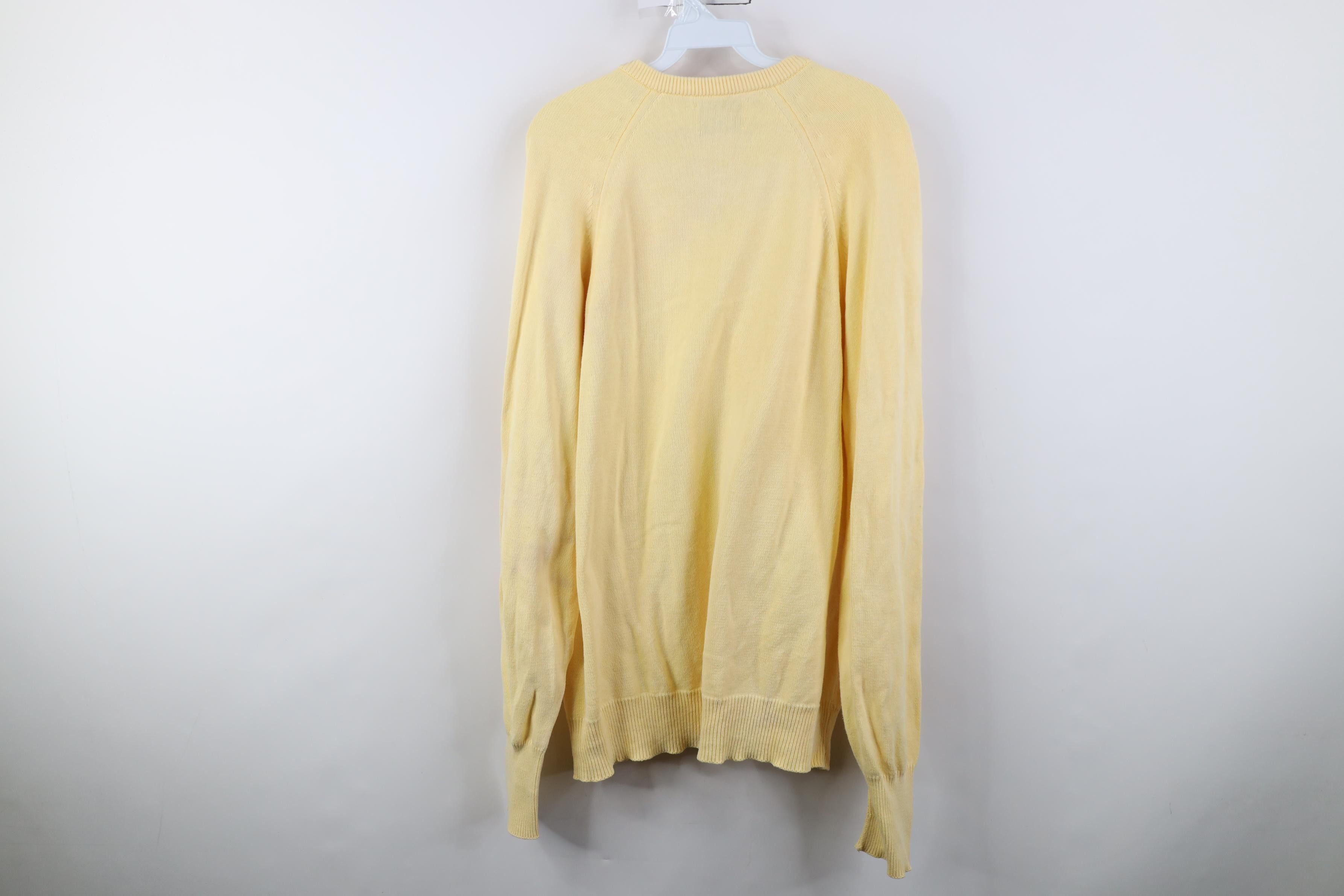 Titleist Vintage 90s Titleist Course Knit V-Neck Sweater Cotton USA Size US XL / EU 56 / 4 - 10 Thumbnail