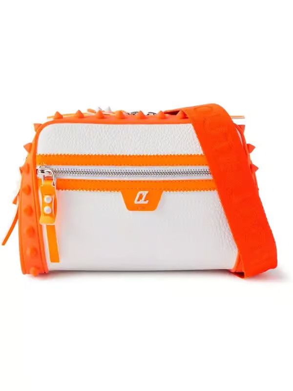 Christian Louboutin o1s1wg110125 Size: OS/Leather Messenger Bag in Orange Size ONE SIZE - 1 Thumbnail