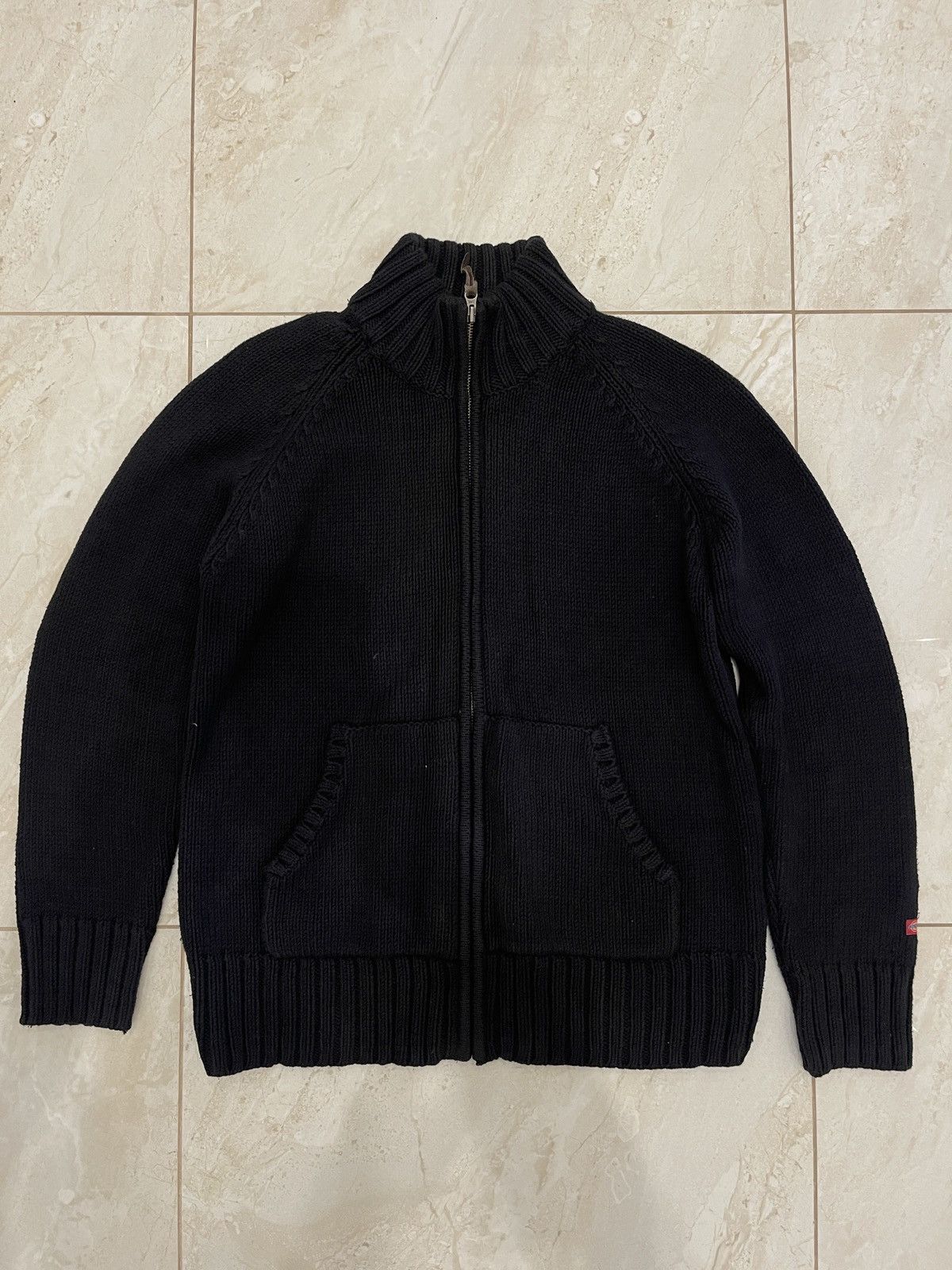 Dickies Dickies zip up sweater jumper black vintage Size US XL / EU 56 / 4 - 4 Thumbnail
