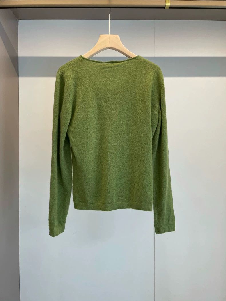 Loro Piana LORO PIANA Green cashmere sweater Size M / US 6-8 / IT 42-44 - 2 Thumbnail