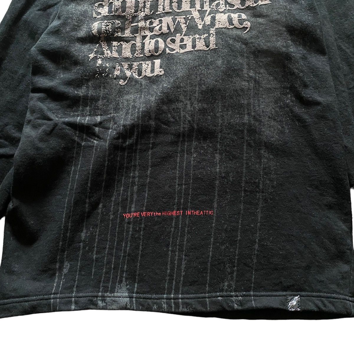 If Six Was Nine 2000's In The Attic Poem Hoodie Size US M / EU 48-50 / 2 - 3 Thumbnail