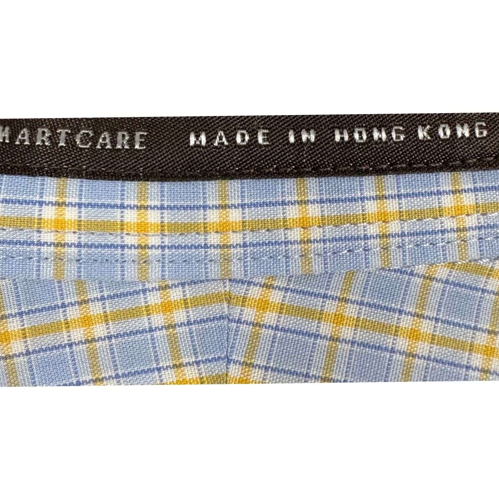 Nordstrom Nordstrom Shirt Button Down Mens 2XL Plaid Pocket Long Sleeve Blue Yellow Casual Shirt Clothes Mens 2XL Blue Yellow Plaid Button-Up Front Pocket Size US XXL / EU 58 / 5 - 5 Thumbnail
