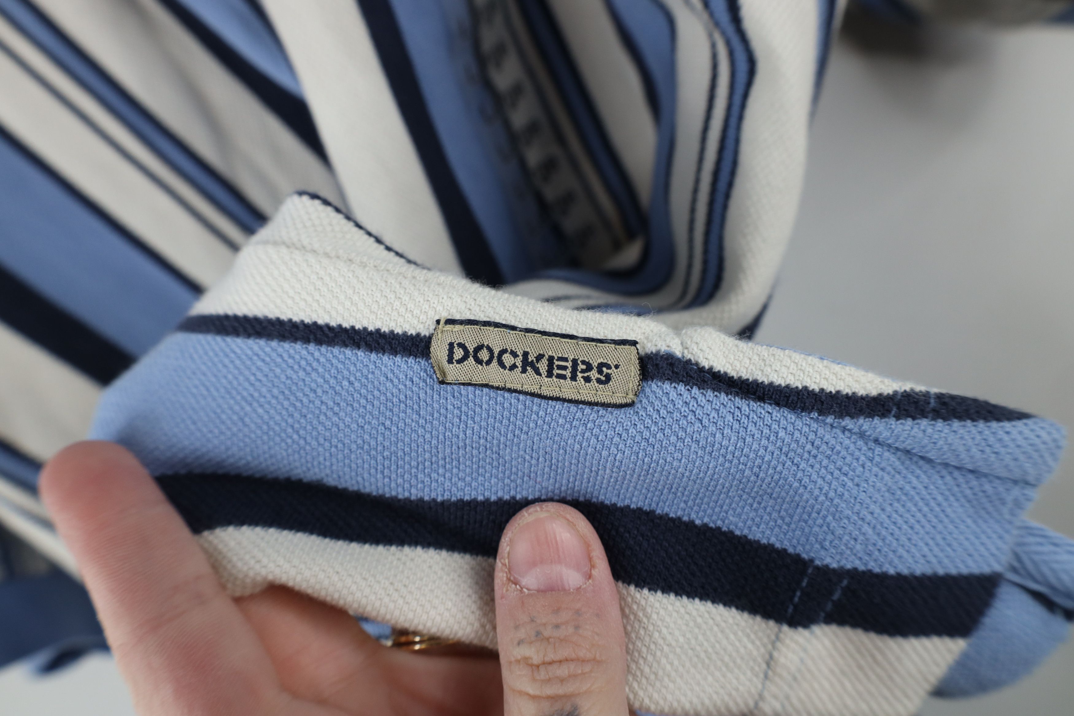 Vintage Deadstock Vintage 90s Streetwear Block Thermal Knit Polo USA Size US L / EU 52-54 / 3 - 5 Thumbnail