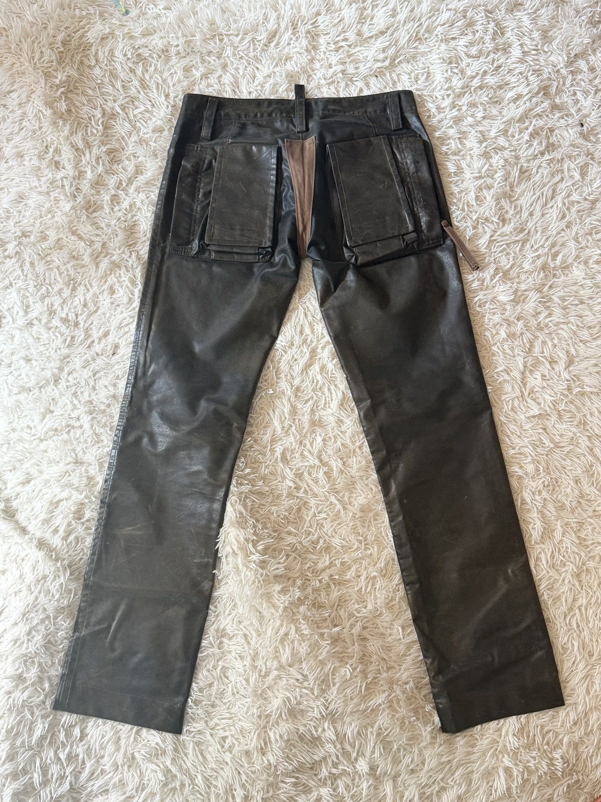 Dsquared2 Dsquard2 03aw Leather Pants Size US 30 / EU 46 - 2 Thumbnail