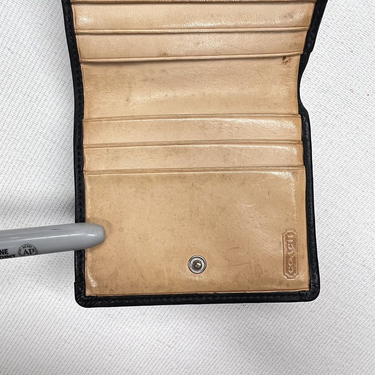 Coach × Vintage Coach Wallet Grey Jacquard Double C Monogram Logo Buckle Size ONE SIZE - 12 Thumbnail
