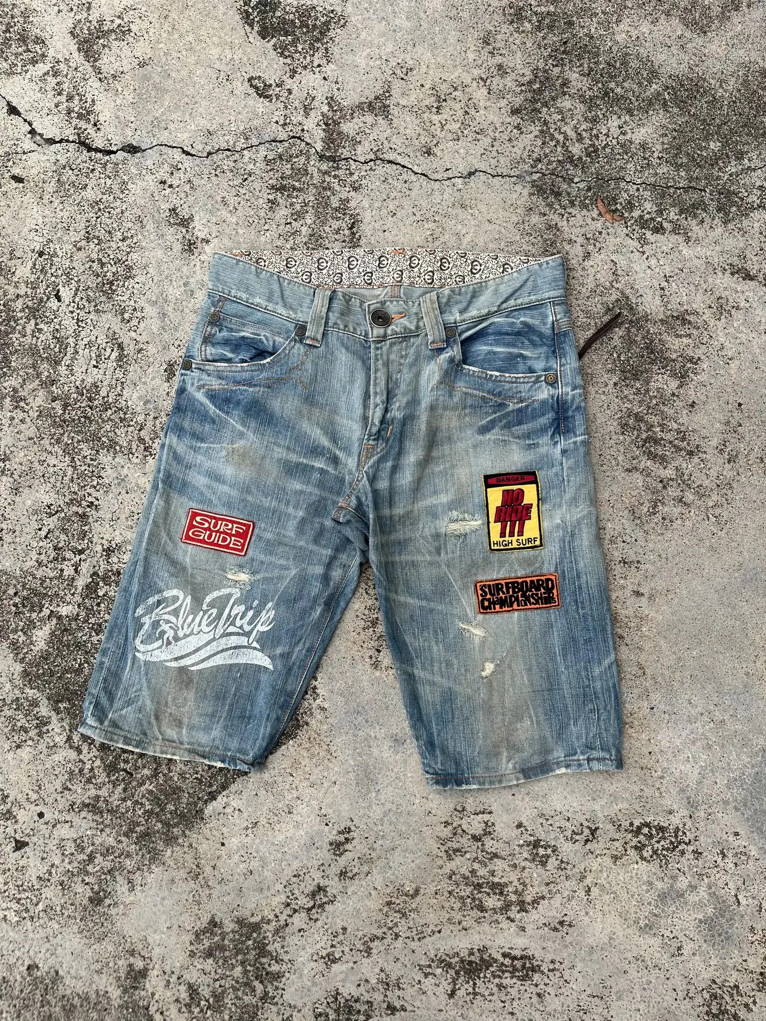 Vintage Edwin Japan Blue Trip Surfing Denim Size US 34 / EU 50 - 2 Thumbnail