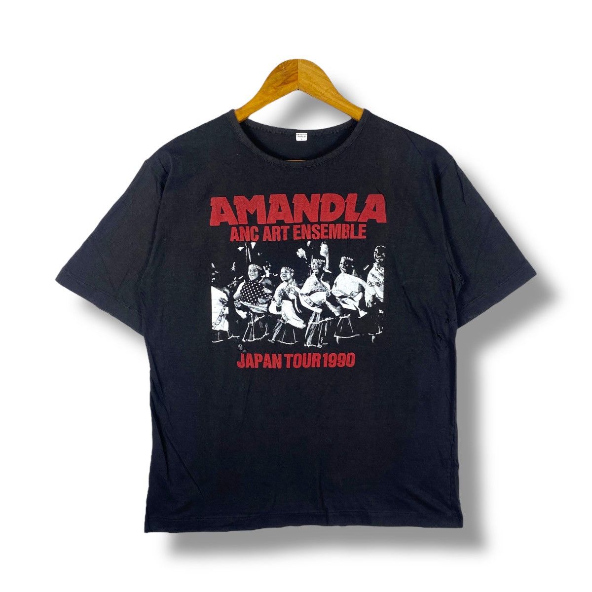 Vintage Vintage 90's AMANDLA Anc Art Ensemble Japan Tour 1990 Size US L / EU 52-54 / 3 - 1 Thumbnail