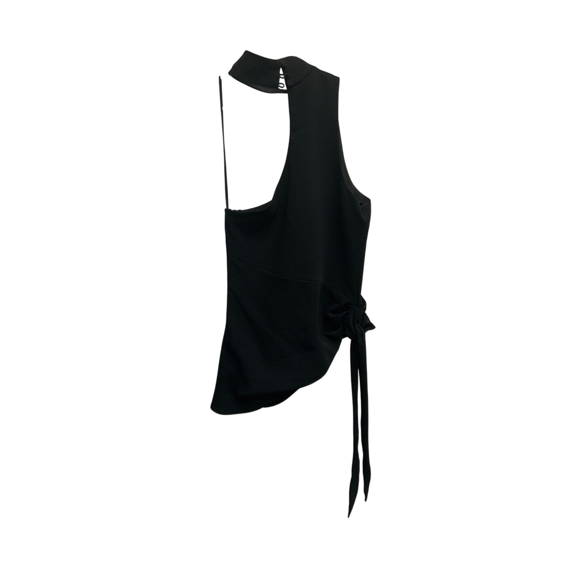 Cinq a Sept Cinq À Sept Leah Black Asymmetric Top Size S / US 4 / IT 40 - 4 Thumbnail