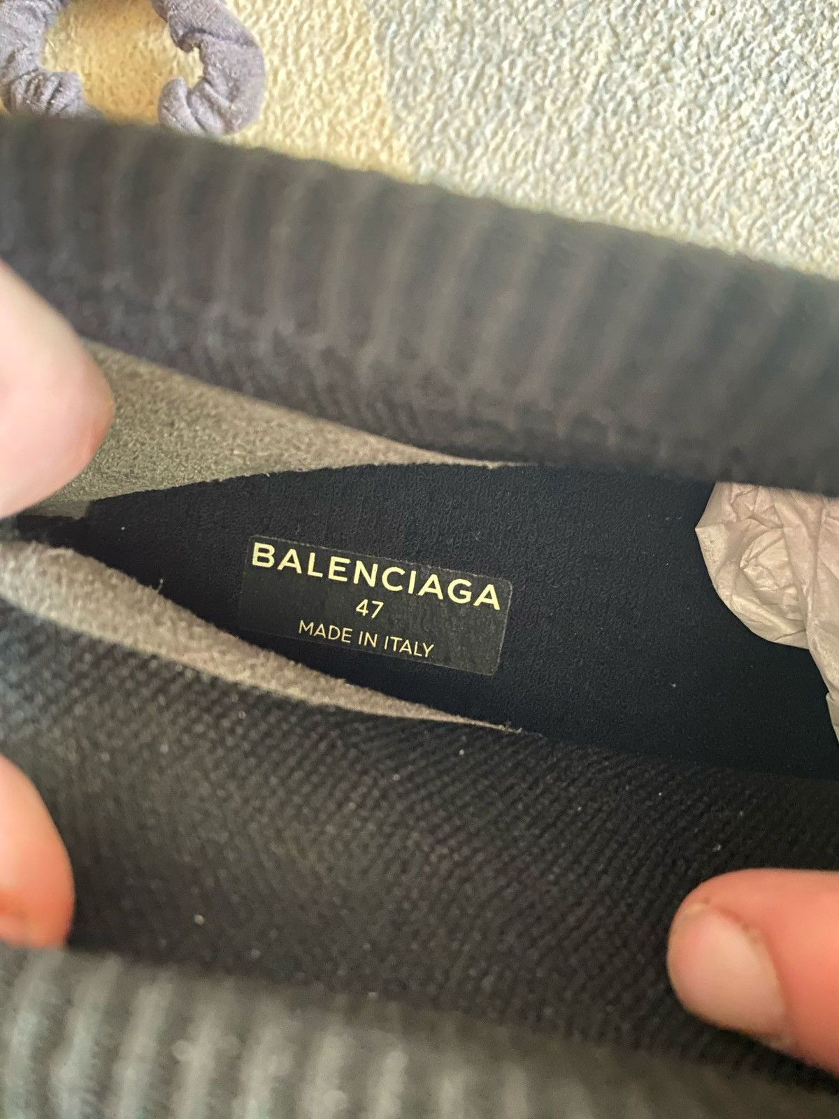 Balenciaga Balenciaga Black Speed Trainer Sz. 47 Size US 14 / EU 47 - 6 Thumbnail