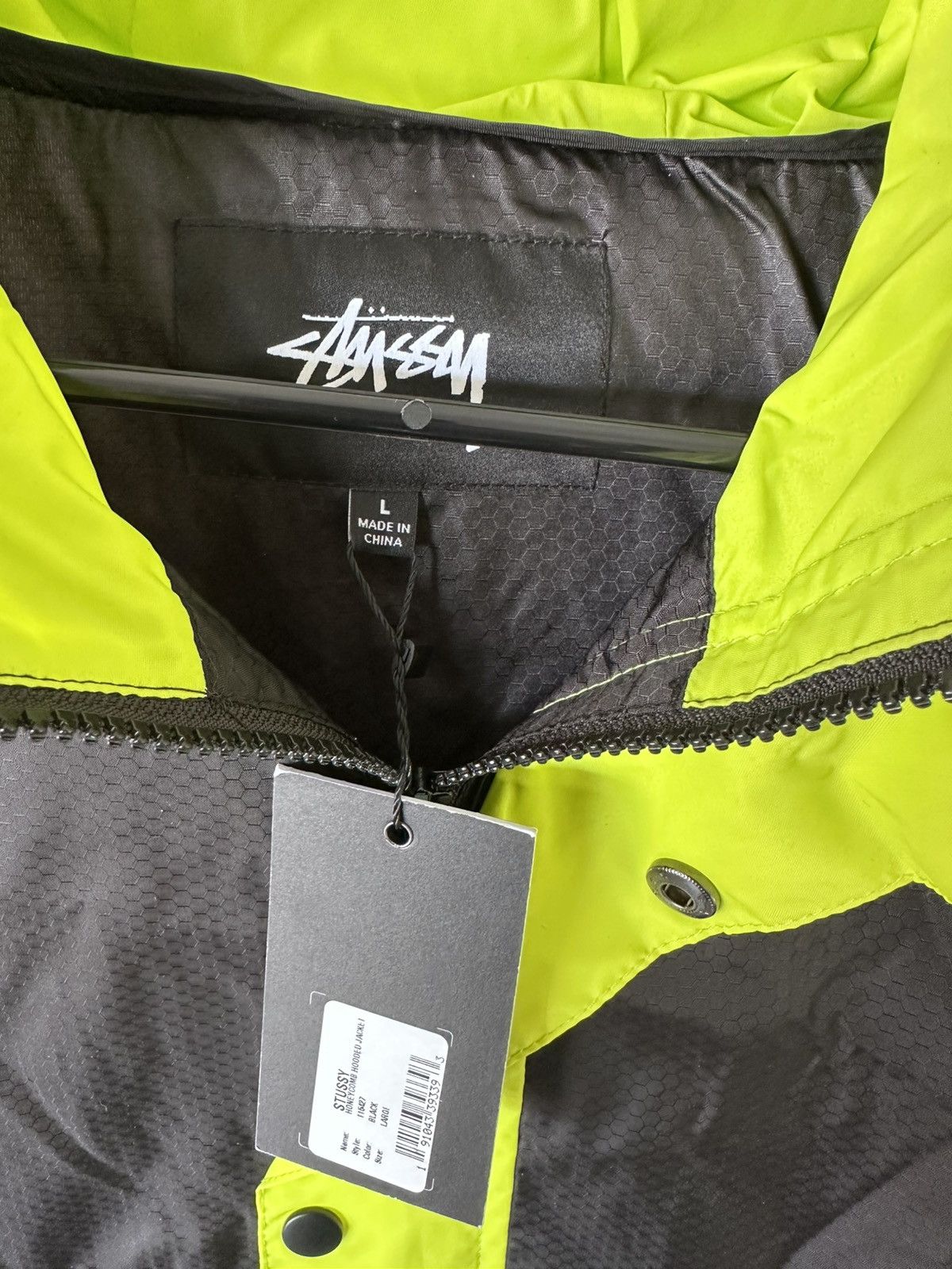 Stussy Stussy HoneyComb Hooded Jacket Size US L / EU 52-54 / 3 - 3 Thumbnail