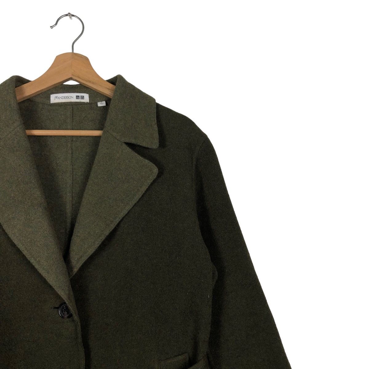 JW Anderson 🔥Double Breast Long Fly Coats Wool Herringbone Japan Made Size US M / EU 48-50 / 2 - 5 Thumbnail