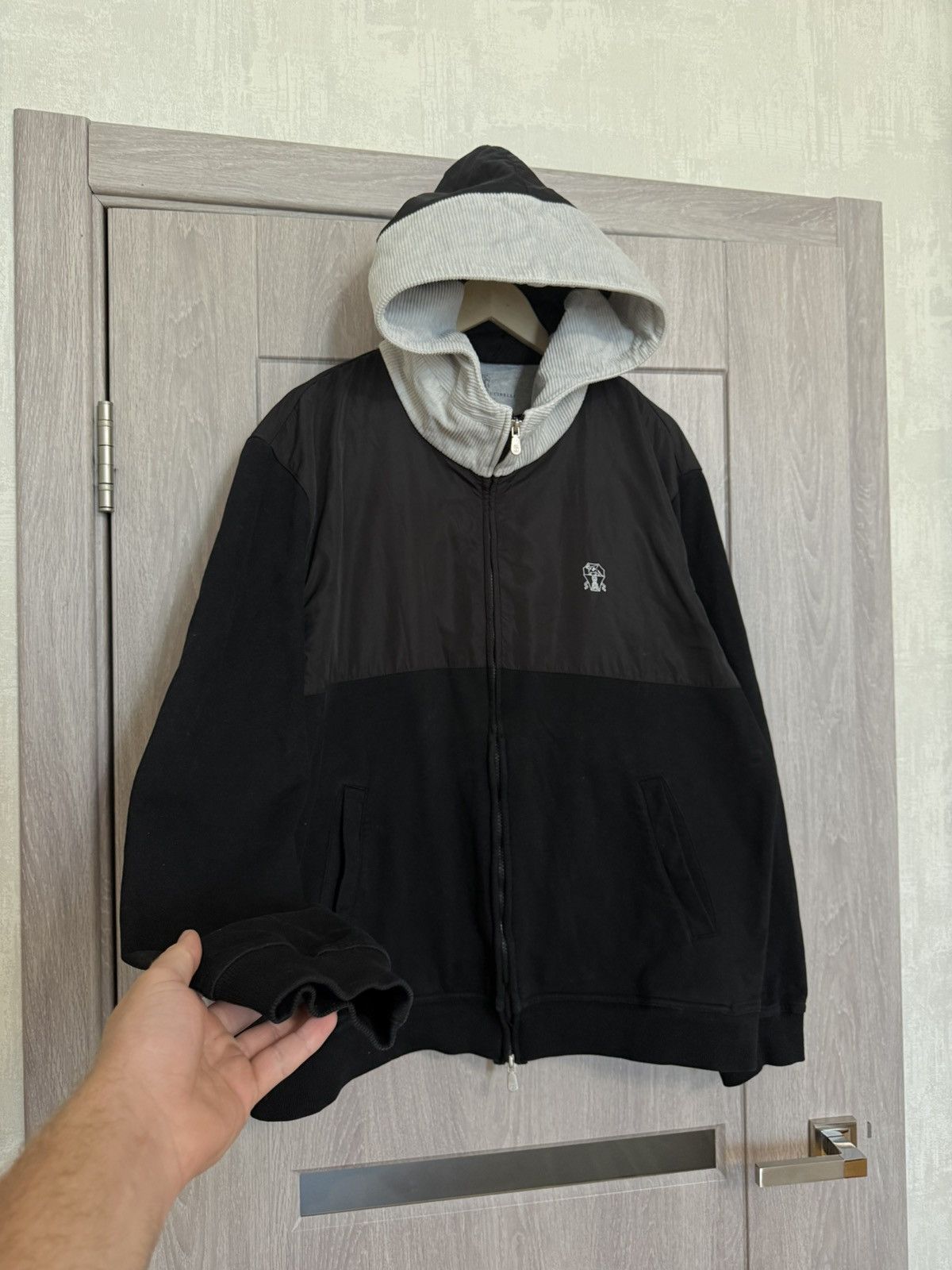 Brunello Cucinelli Brunello cucinelli zip up cotton hoodie Size US XL / EU 56 / 4 - 5 Thumbnail