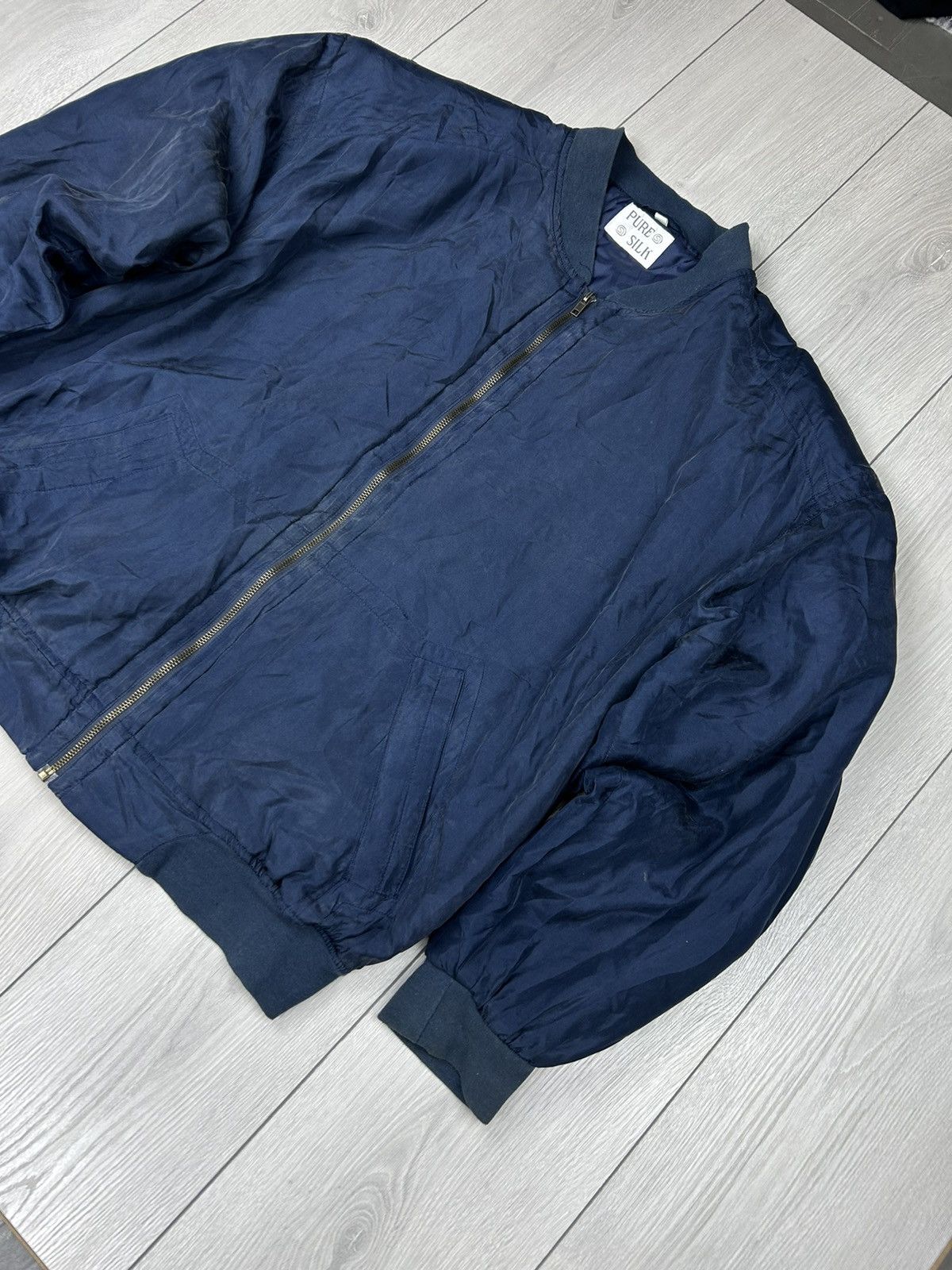 Vintage Vintage Silk Bomber Jacket size XL Size US XL / EU 56 / 4 - 2 Thumbnail