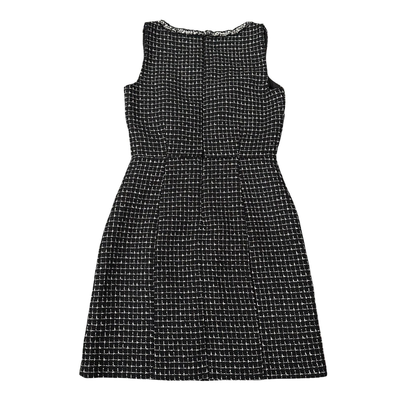 Loft Loft Women's Metallic Tweed Mini Flare Dress Size 00 Size XXS / US 00 / IT 34 - 3 Thumbnail
