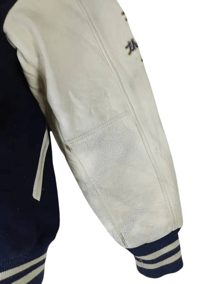 Japanese Brand Rare Vintage Van Jac Varsity Jacket Leather Size US L / EU 52-54 / 3 - 6 Thumbnail