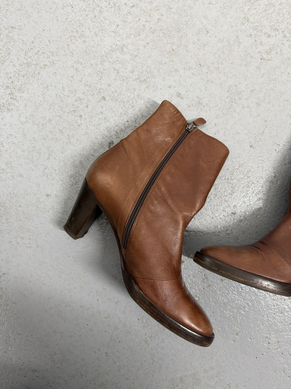 A.F. Vandevorst A.F.Vandevorst Leather Ankle Boots Size US 9 / IT 39 - 7 Thumbnail